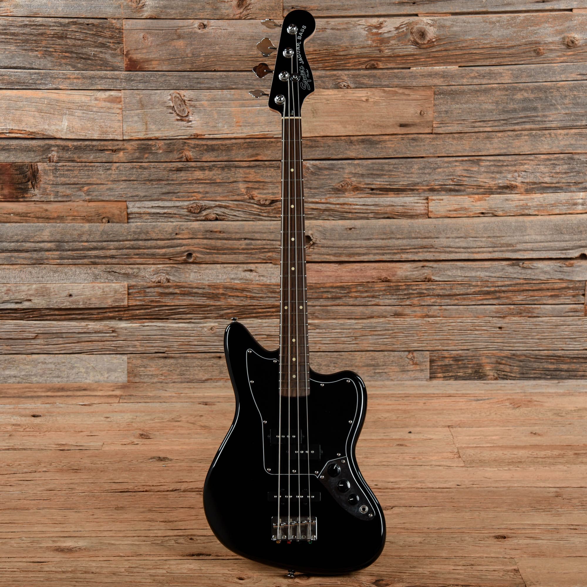 Squier Vintage Modified Jaguar Bass Special SS Black 2016 Bass Guitars / 4-String