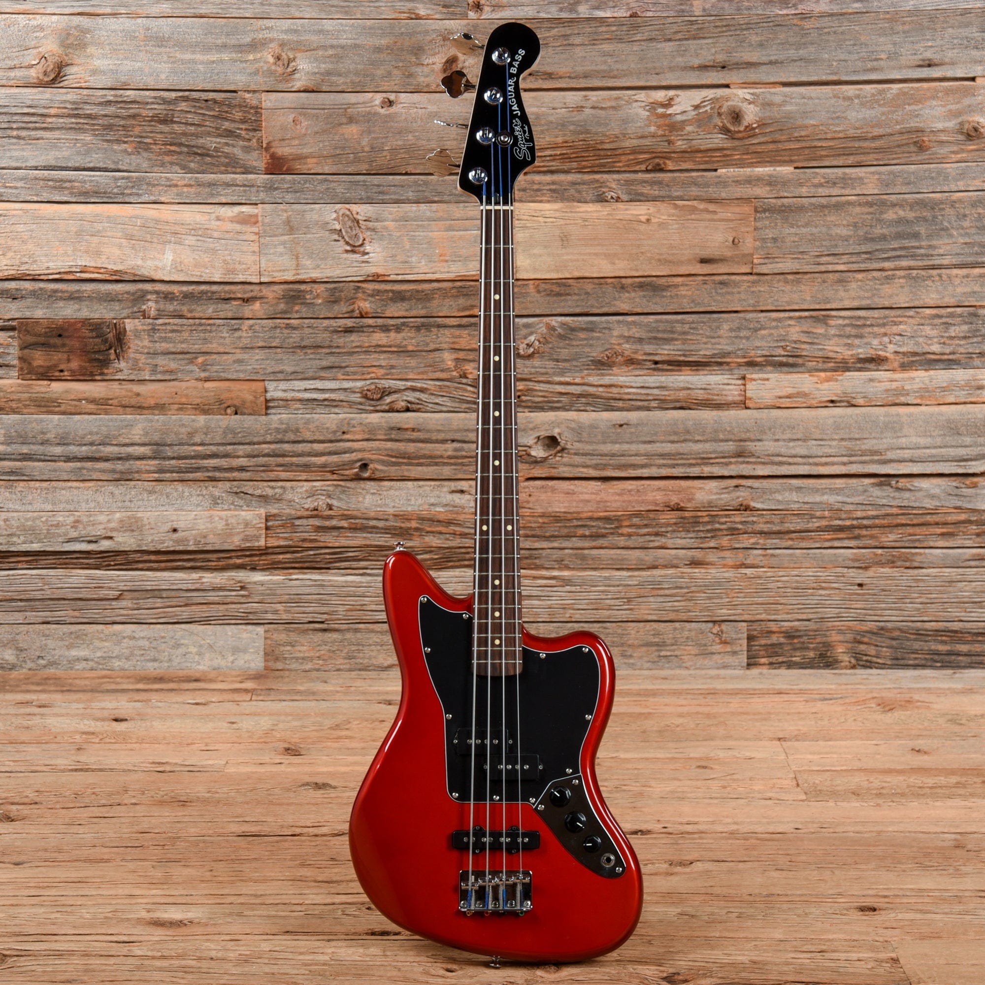 Squier Vintage Modified Jaguar Bass Special SS Candy Apple Red 2016 Bass Guitars / 4-String