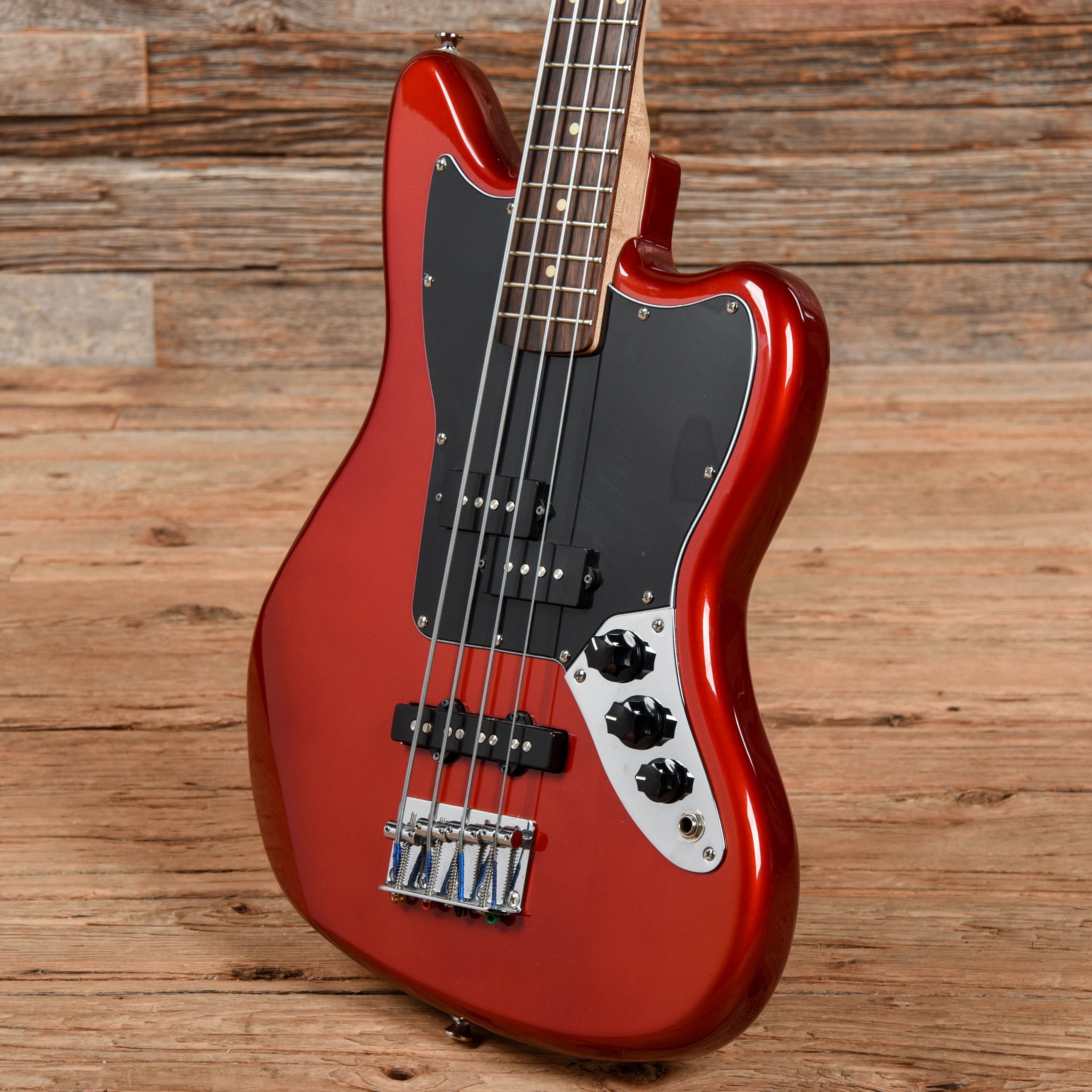 Squier Vintage Modified Jaguar Bass Special SS Candy Apple Red 2018 Bass Guitars / 4-String