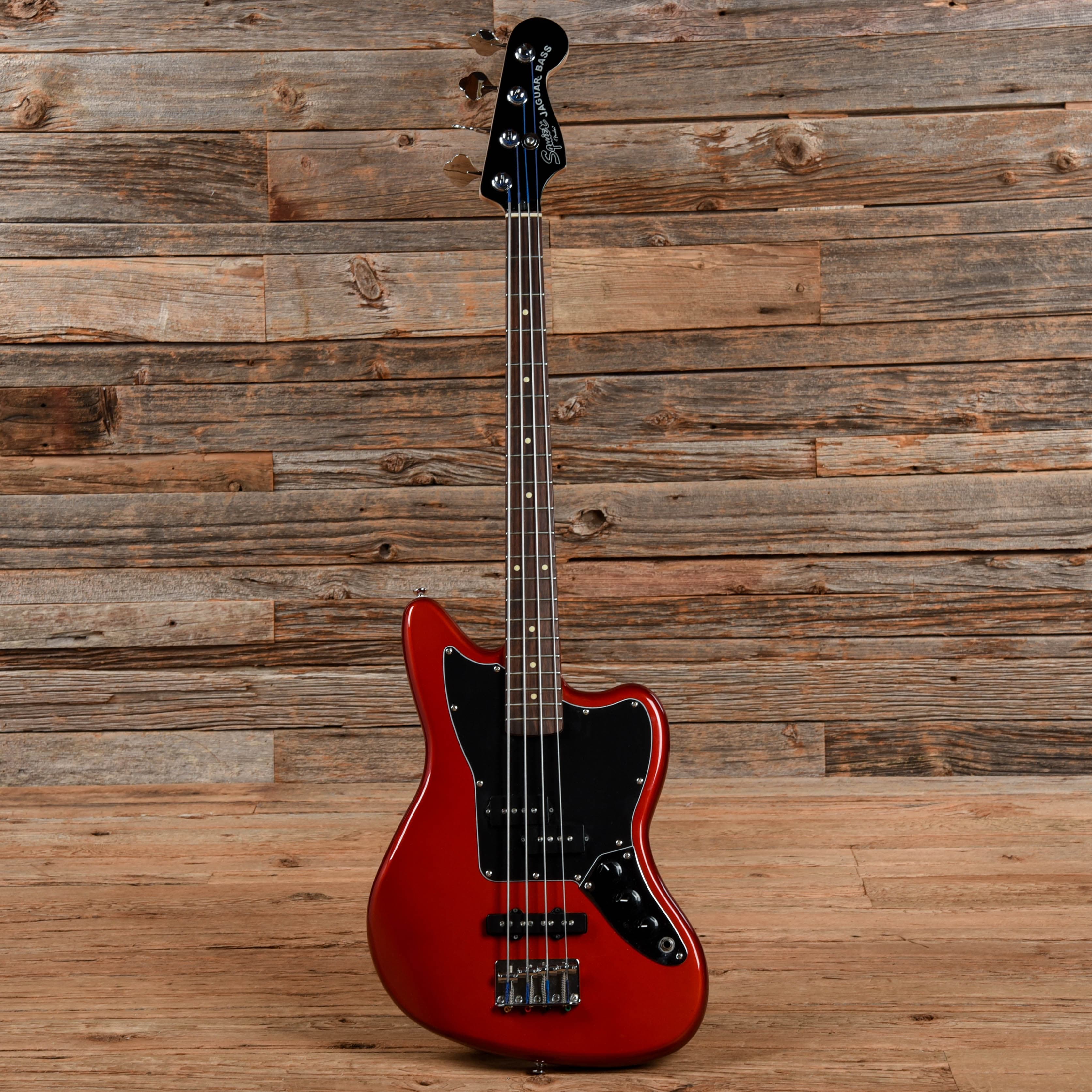 Squier Vintage Modified Jaguar Bass Special SS Candy Apple Red 2018 Bass Guitars / 4-String