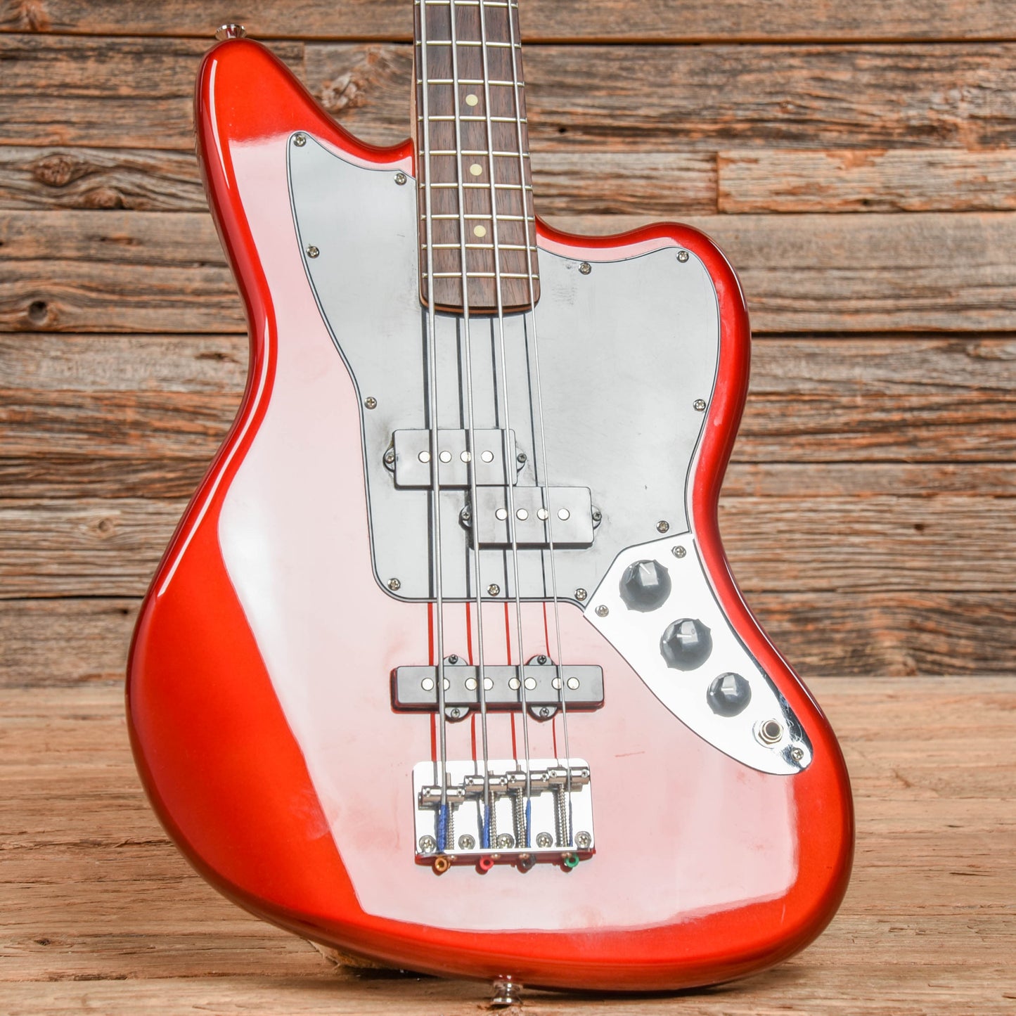 Squier Vintage Modified Jaguar Bass Special SS Candy Apple Red 2018 Bass Guitars / 4-String