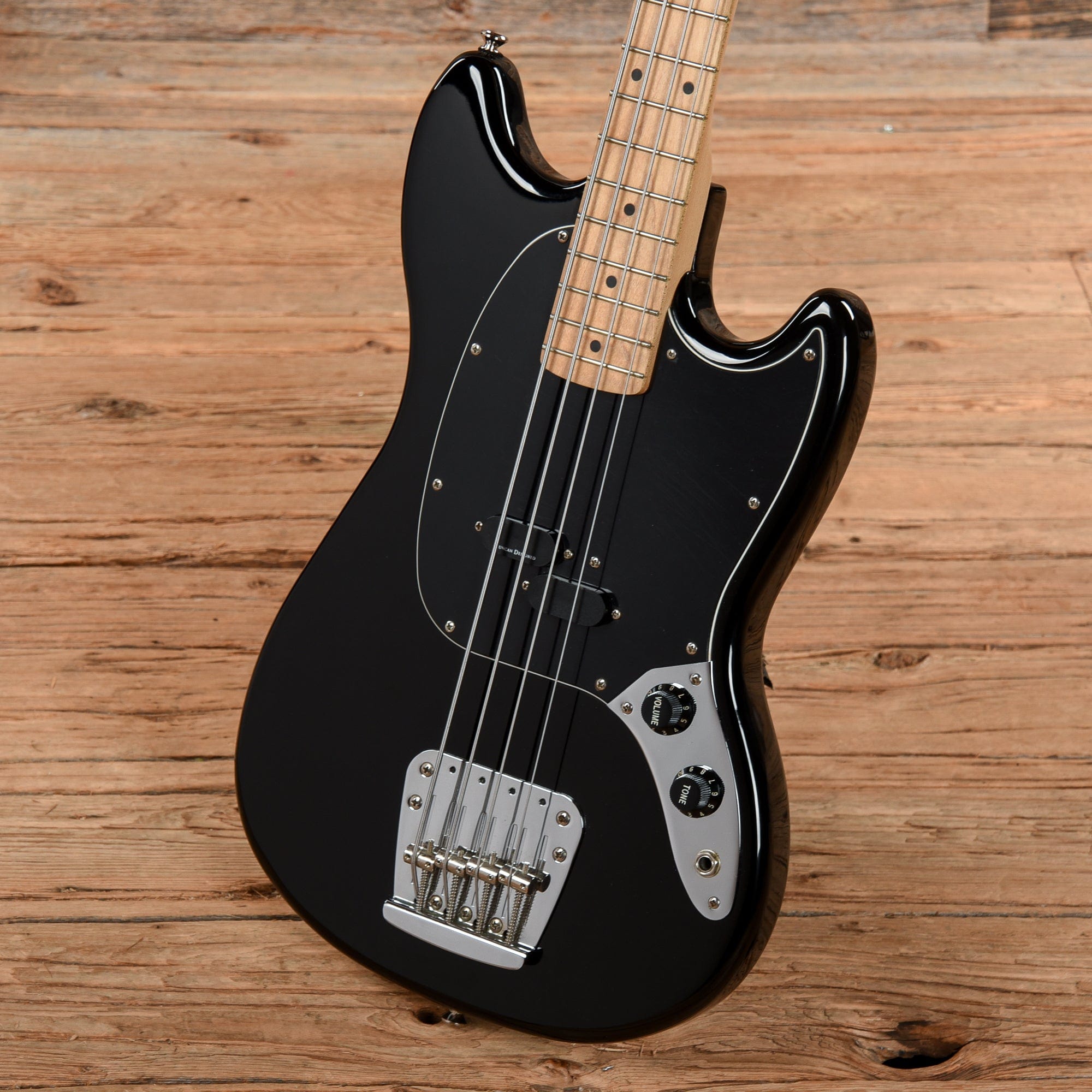 Squier Vintage Modified Mustang Bass Black 2011 Bass Guitars / 4-String