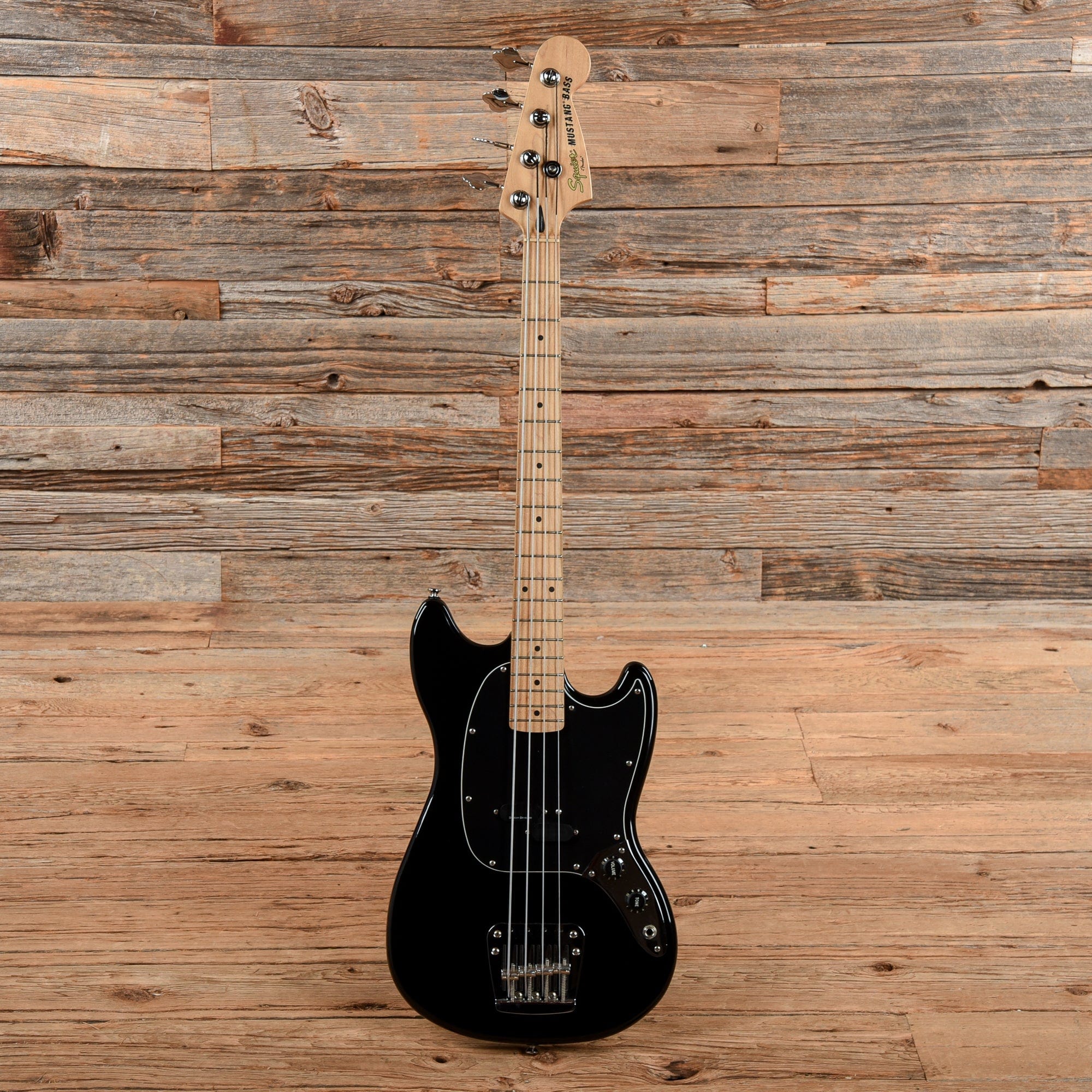 Squier Vintage Modified Mustang Bass Black 2011 Bass Guitars / 4-String