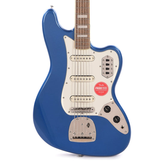 Squier Classic Vibe Bass VI Lake Placid Blue w/Matching Headcap & 3-Ply Parchment Pickguard Bass Guitars / 5-String or More