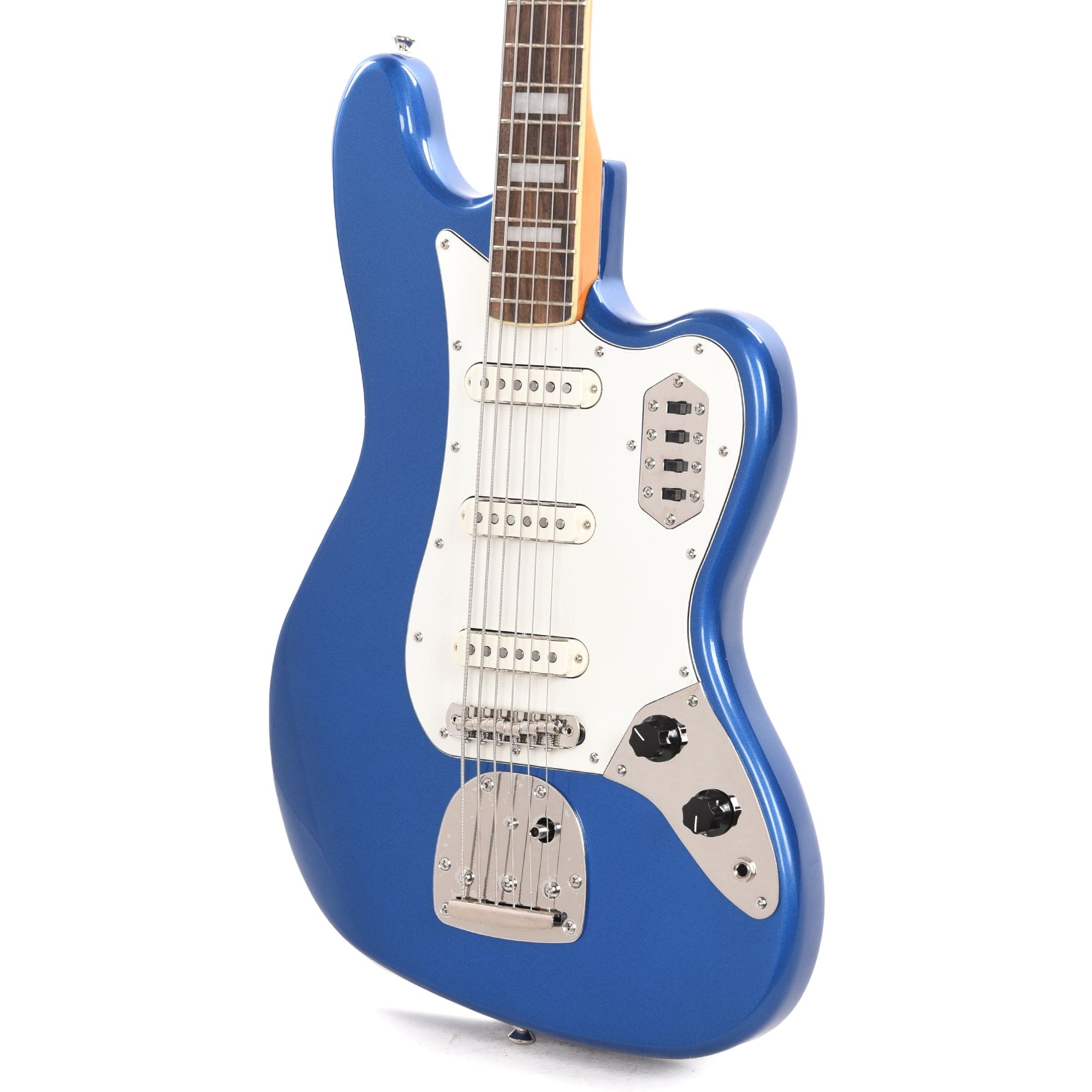 Squier Classic Vibe Bass VI Lake Placid Blue w/Matching Headcap & 3-Ply Parchment Pickguard Bass Guitars / 5-String or More