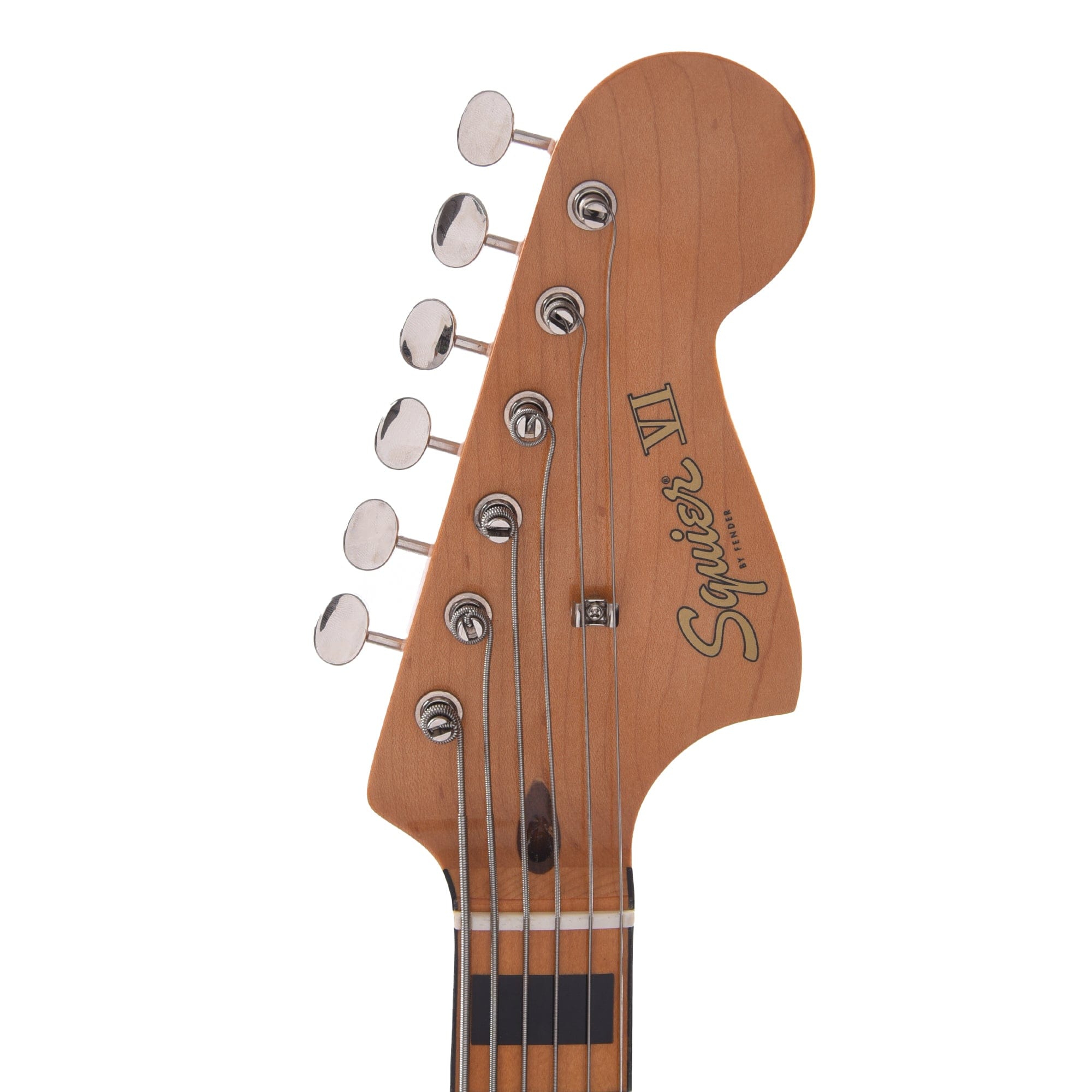 Squier Classic Vibe Bass VI Maple Neck Walnut w/Black Blocks/Binding & 3-Ply Black Bass Guitars / 5-String or More