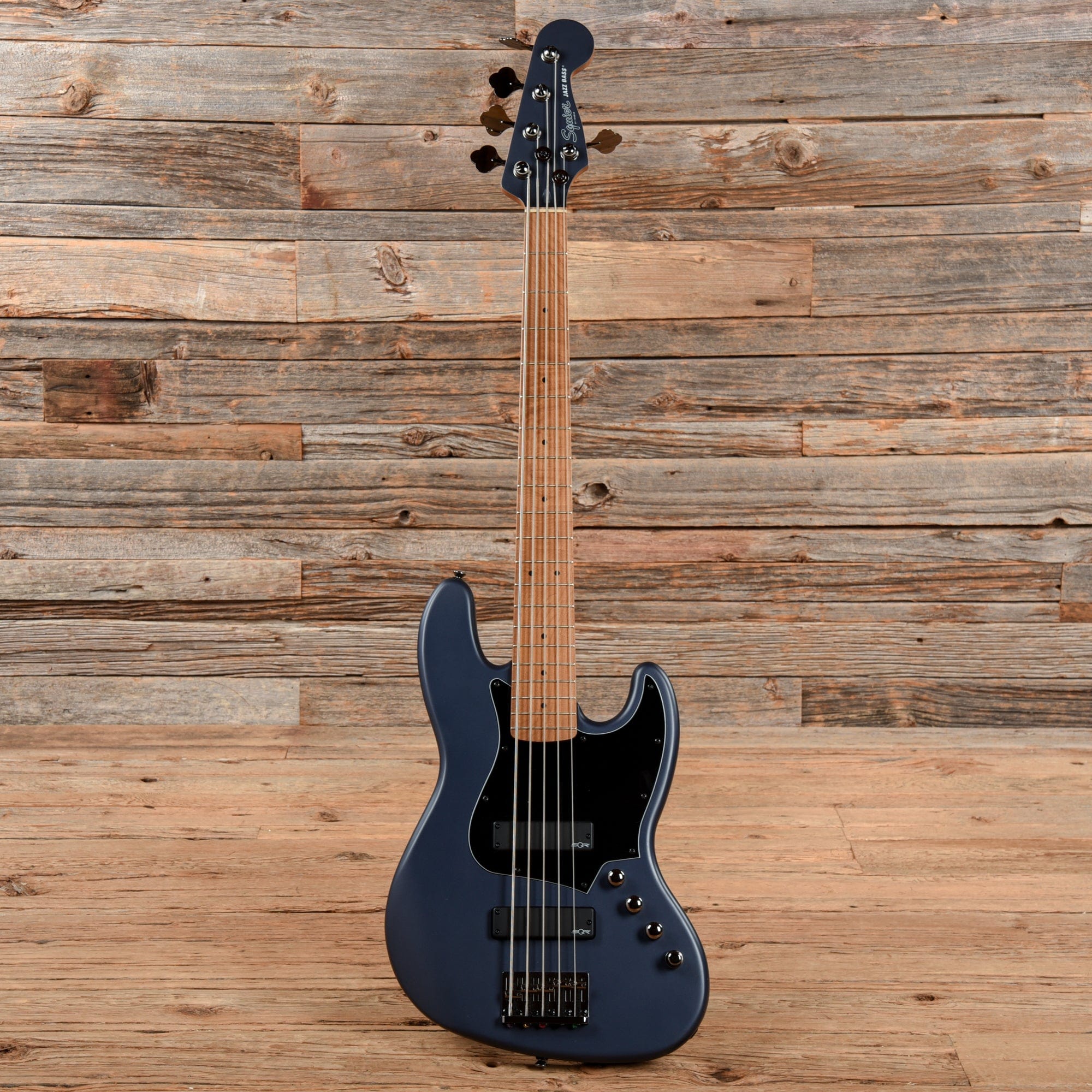 Squier Contemporary Active Jazz Bass HH V Midnight Satin 2020 Bass Guitars / 5-String or More