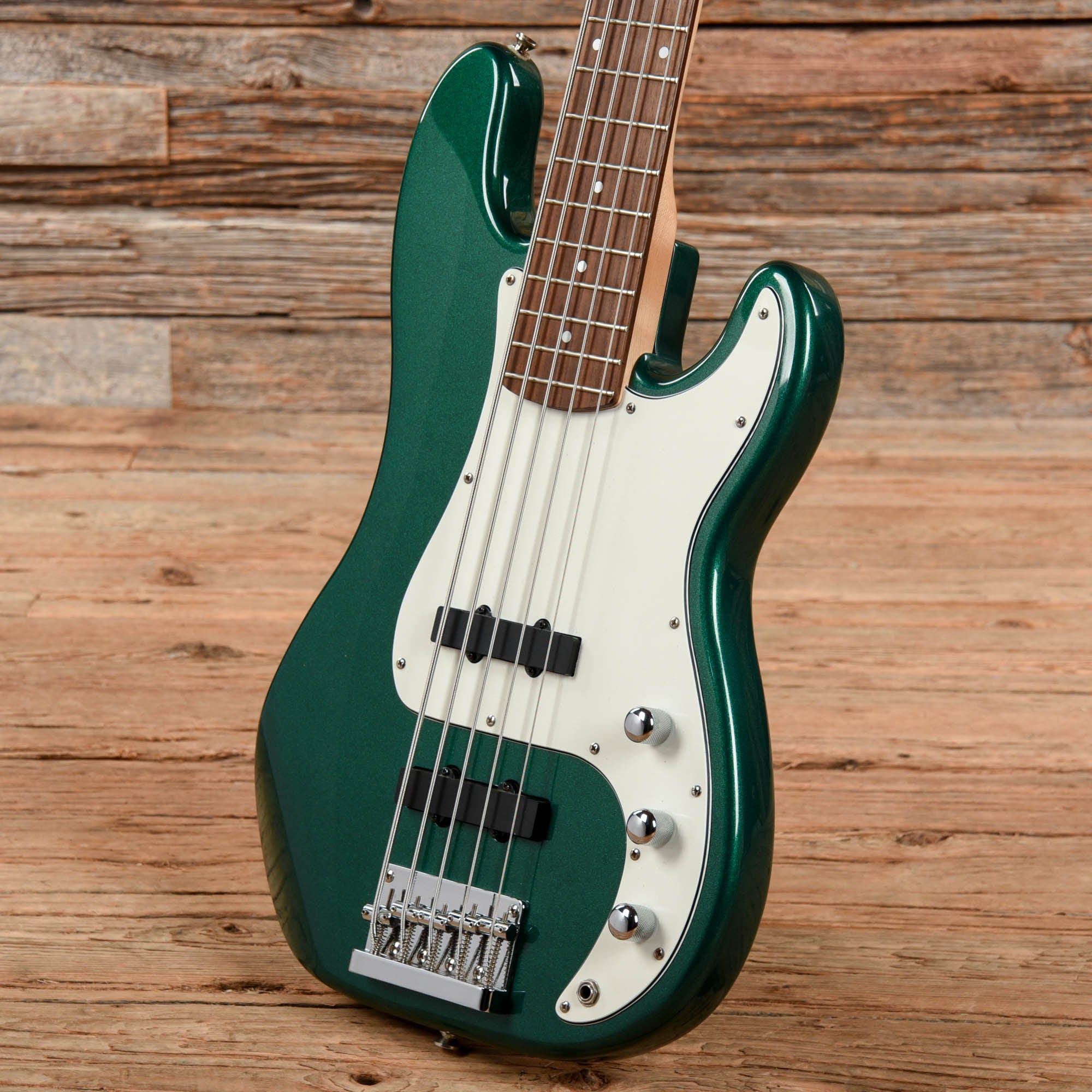 Squier Standard Precision Bass Special 5 Green Metallic 2000 Bass Guitars / 5-String or More