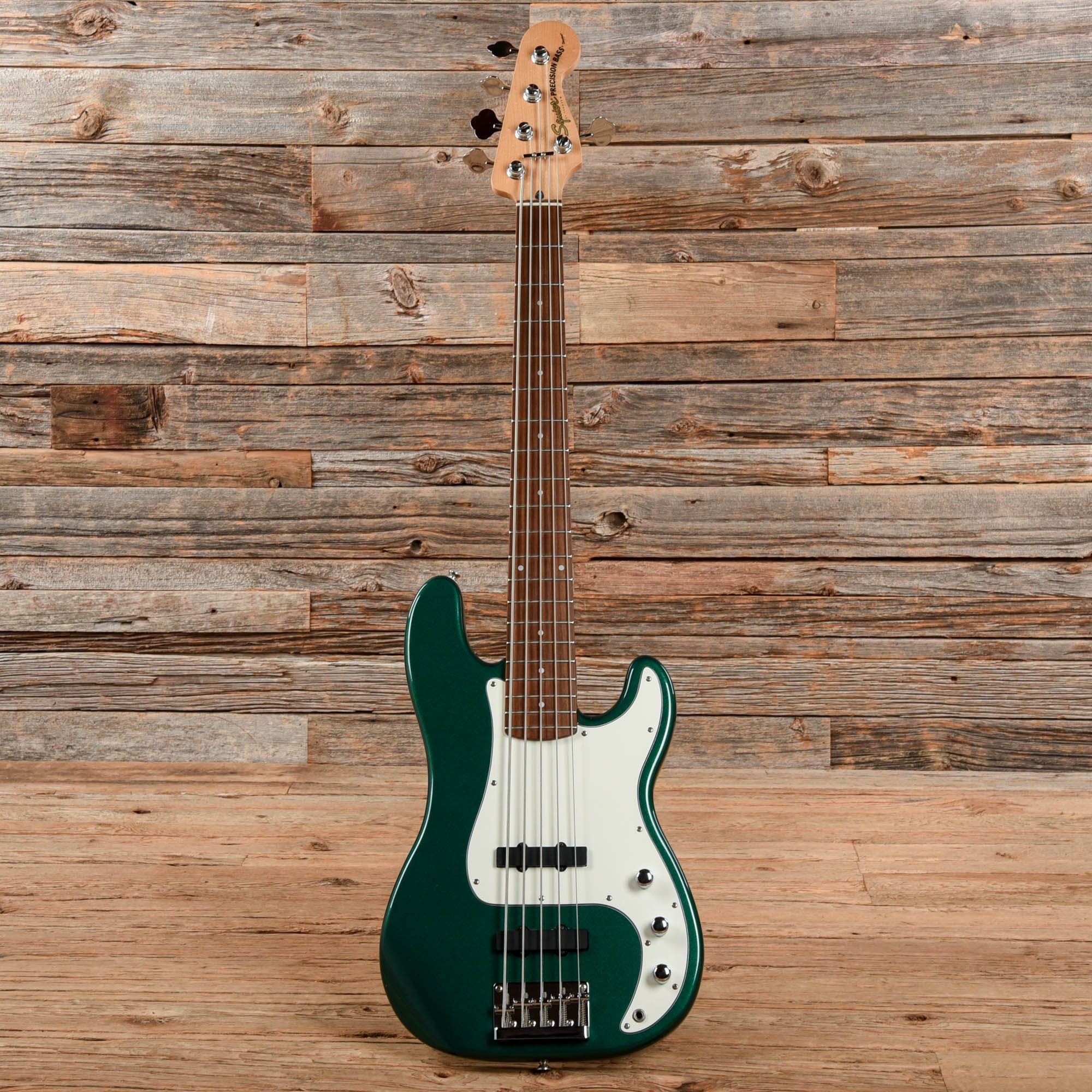 Squier Standard Precision Bass Special 5 Green Metallic 2000 Bass Guitars / 5-String or More