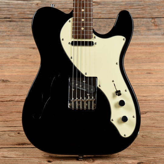 Squier Vintage Modified Telecaster Thinline Black 2007 Electric Guitars / Semi-Hollow