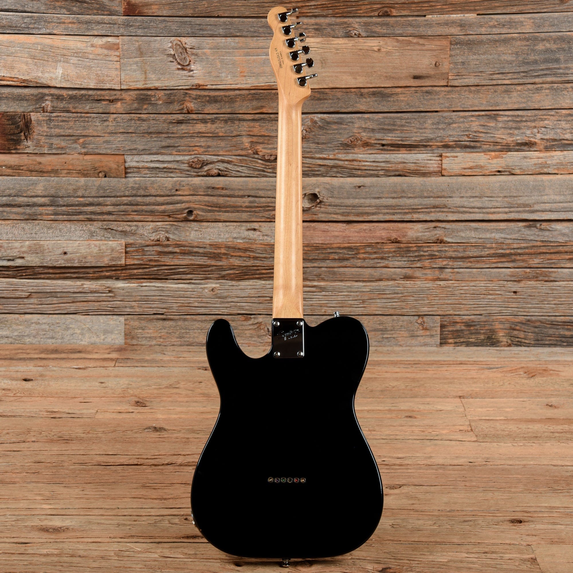 Squier Vintage Modified Telecaster Thinline Black 2007 Electric Guitars / Semi-Hollow