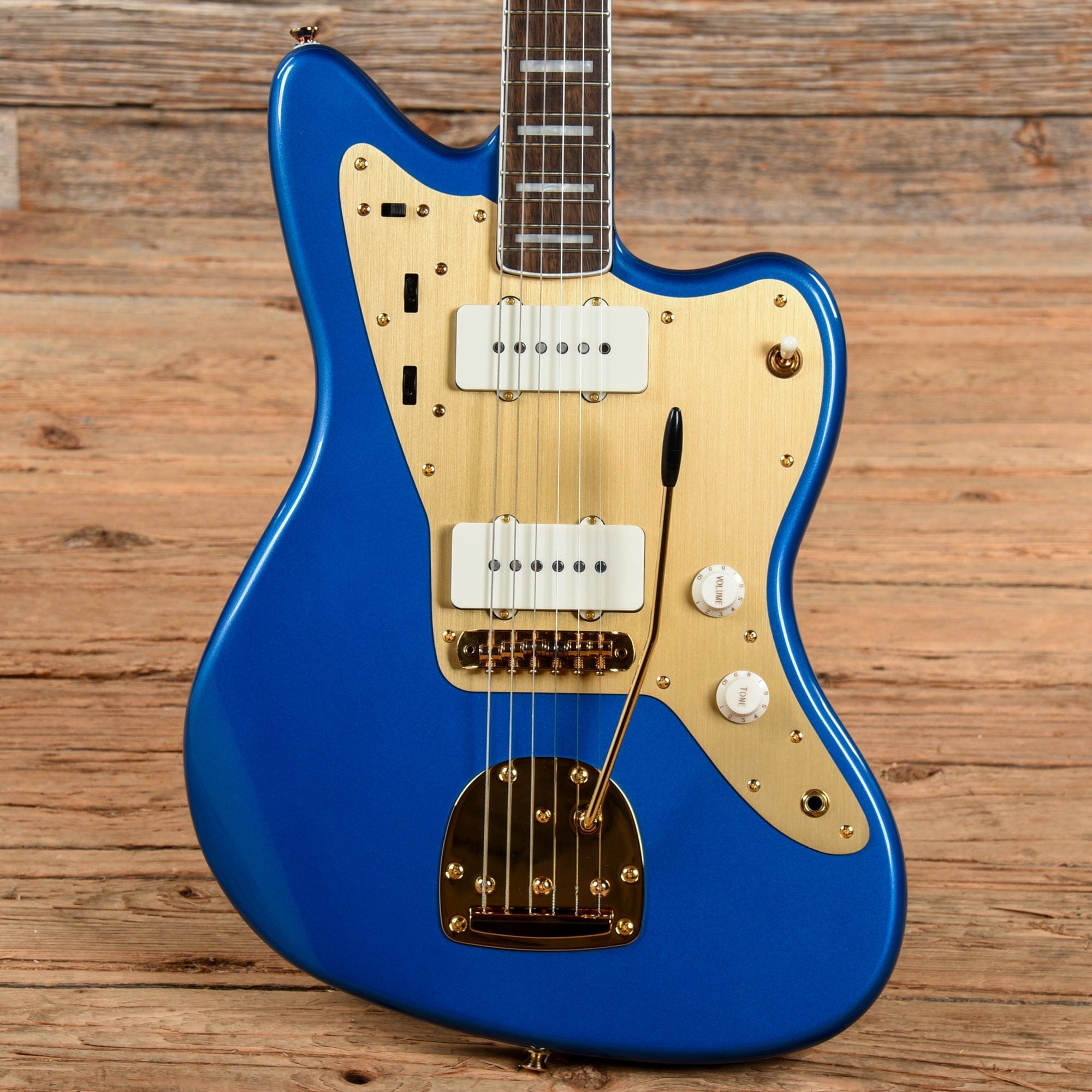 Squier 40th Anniversary Gold Edition Jazzmaster Lake Placid Blue 2021 Electric Guitars / Solid Body