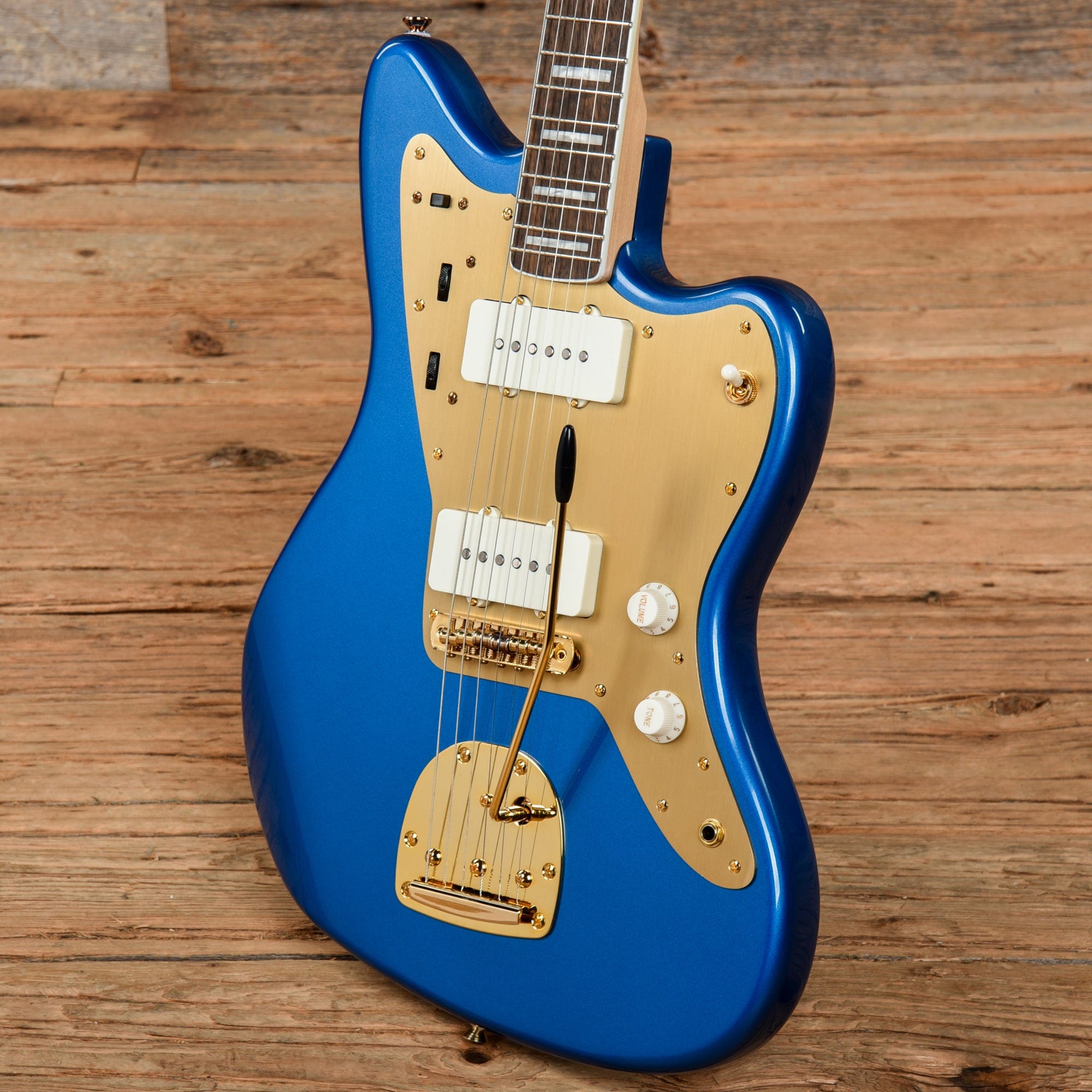 Squier 40th Anniversary Gold Edition Jazzmaster Lake Placid Blue 2021 Electric Guitars / Solid Body