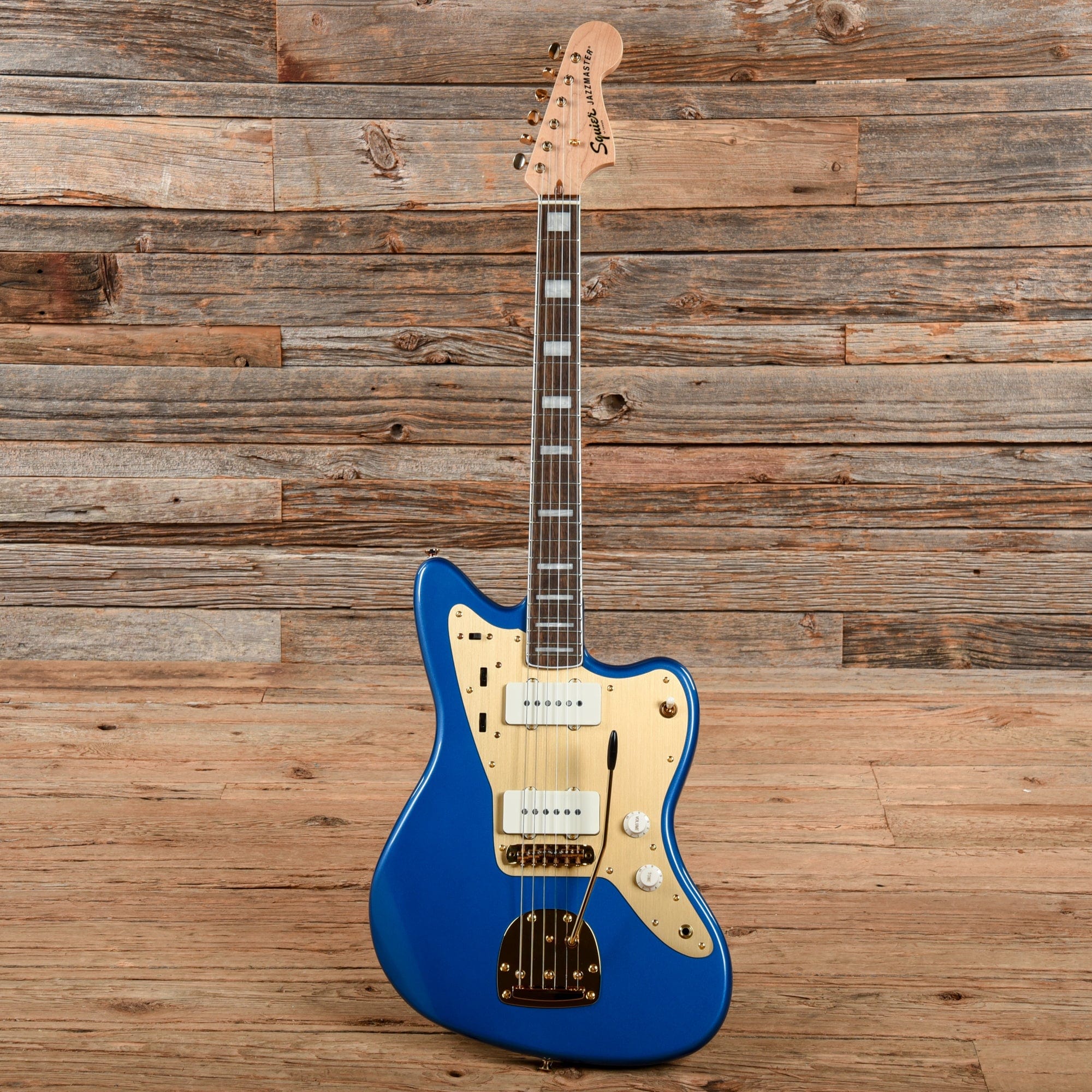 Squier 40th Anniversary Gold Edition Jazzmaster Lake Placid Blue 2021 Electric Guitars / Solid Body