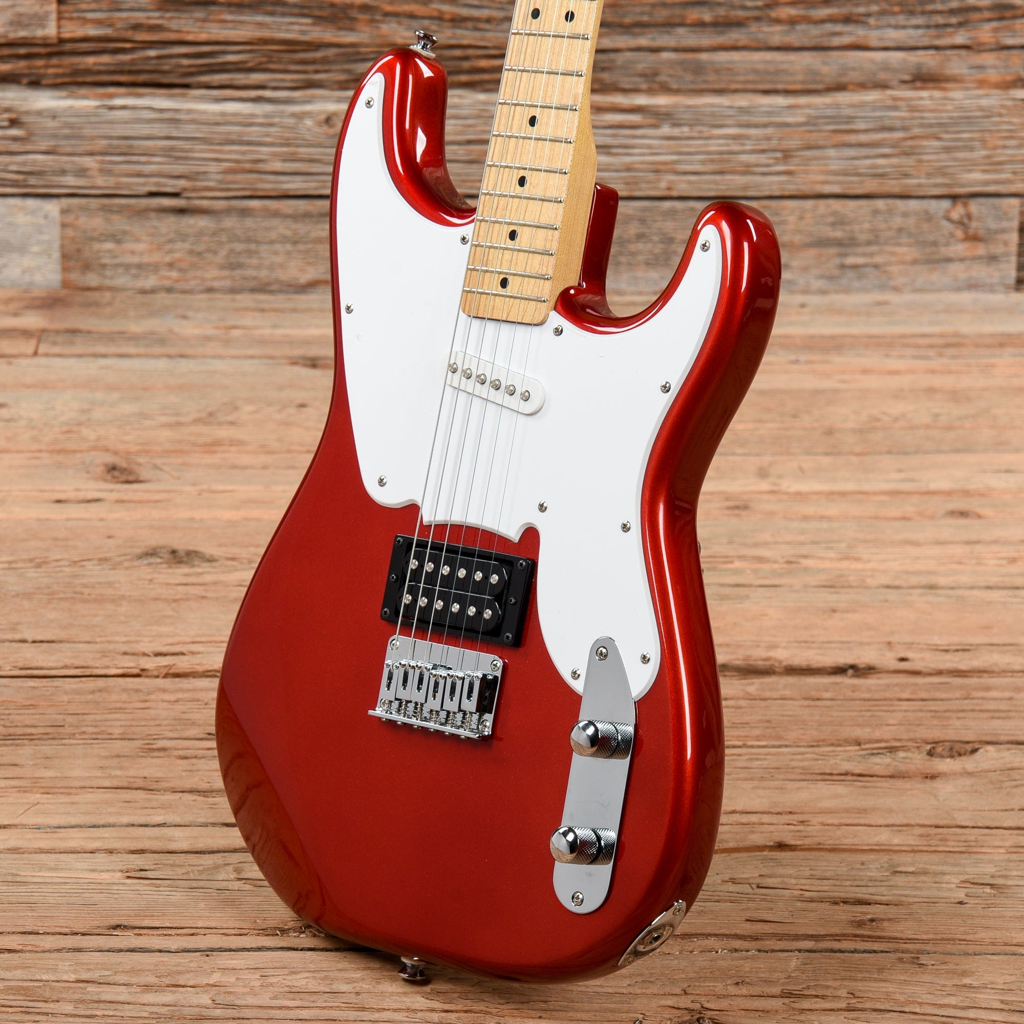 Squier 51 Candy Apple Red 2015 Electric Guitars / Solid Body