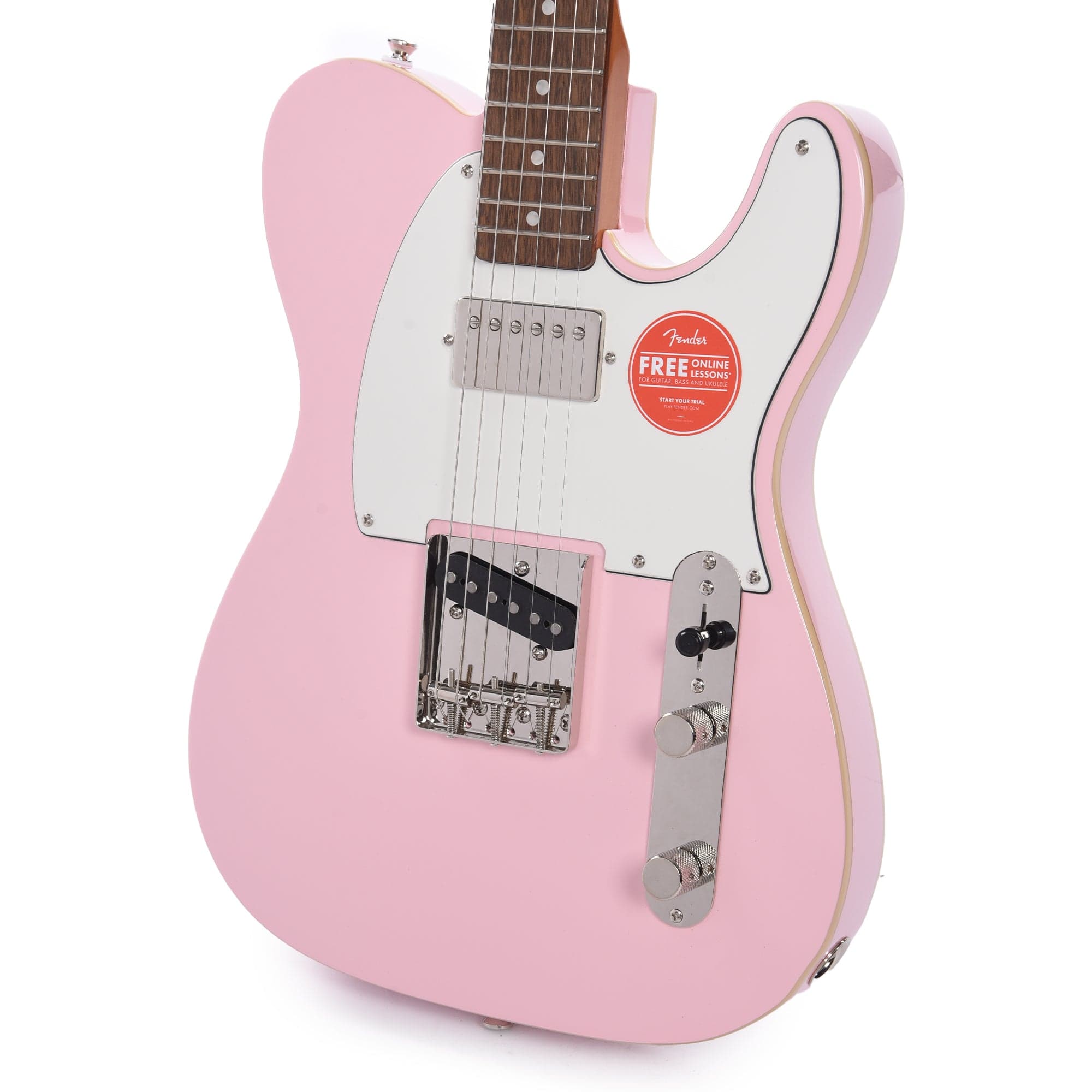 Squier Classic Vibe 60s Custom Telecaster HS Shell Pink Electric Guitars / Solid Body