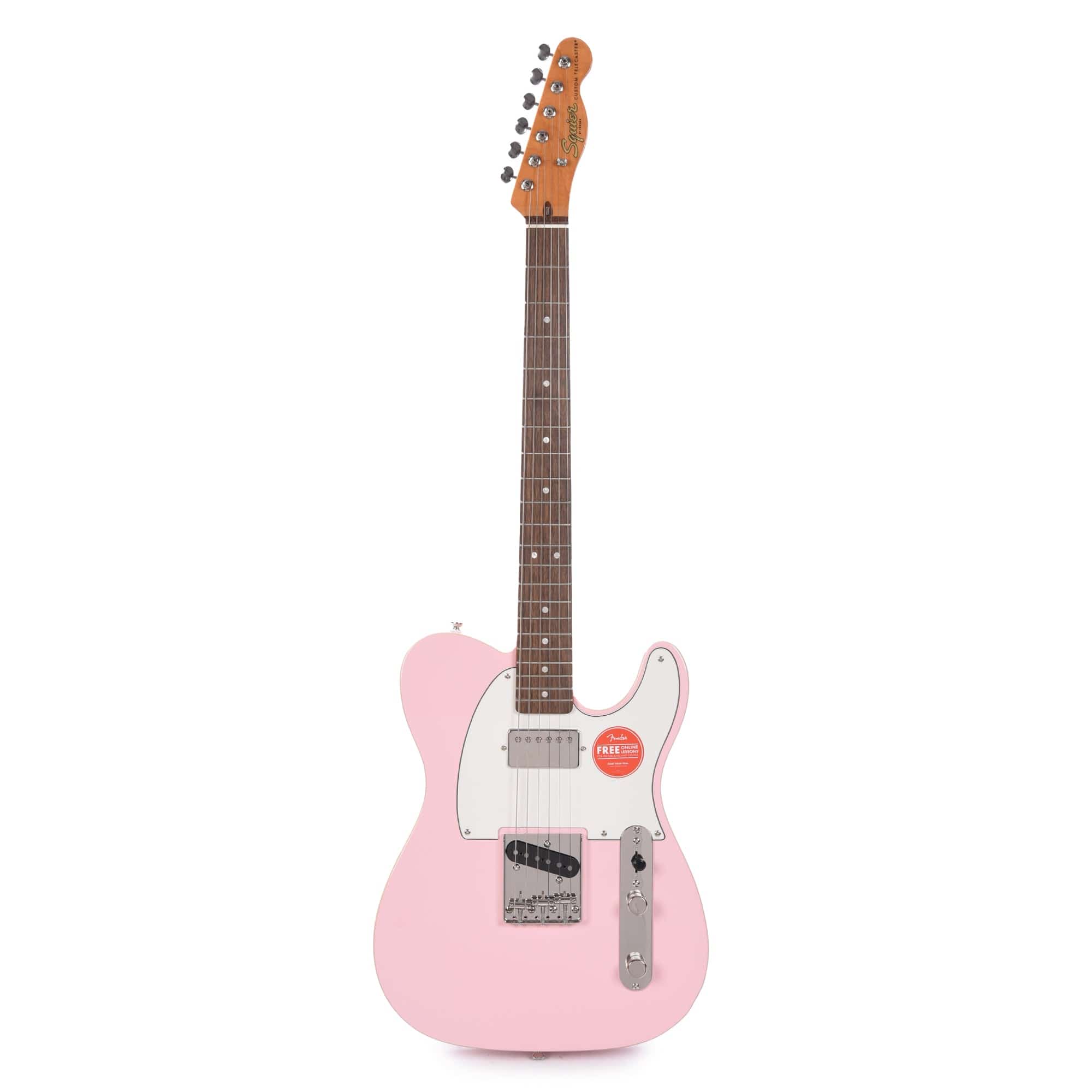 Squier Classic Vibe 60s Custom Telecaster HS Shell Pink Electric Guitars / Solid Body