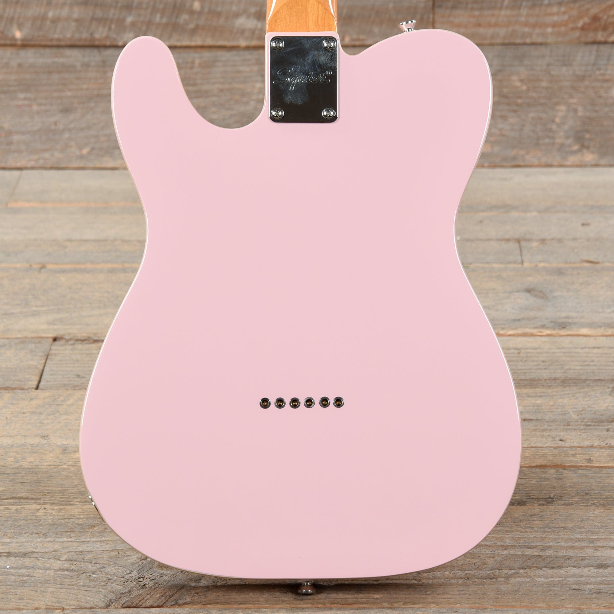 Squier Classic Vibe 60s Custom Telecaster HS Shell Pink Electric Guitars / Solid Body