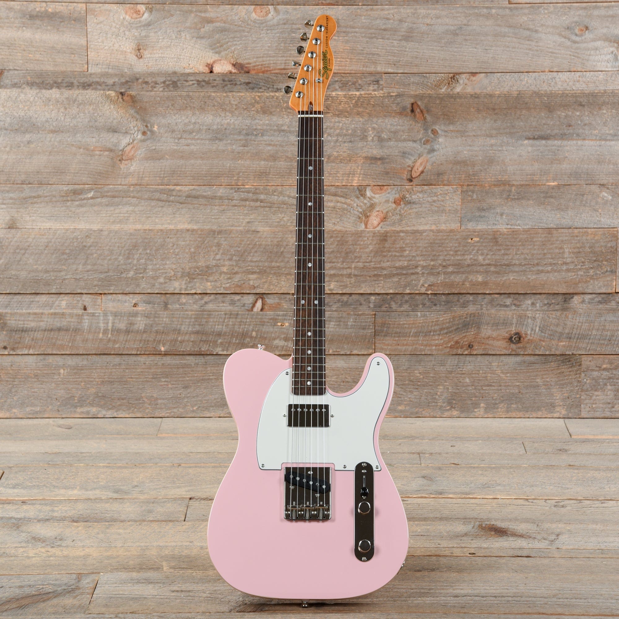 Squier Classic Vibe 60s Custom Telecaster HS Shell Pink Electric Guitars / Solid Body