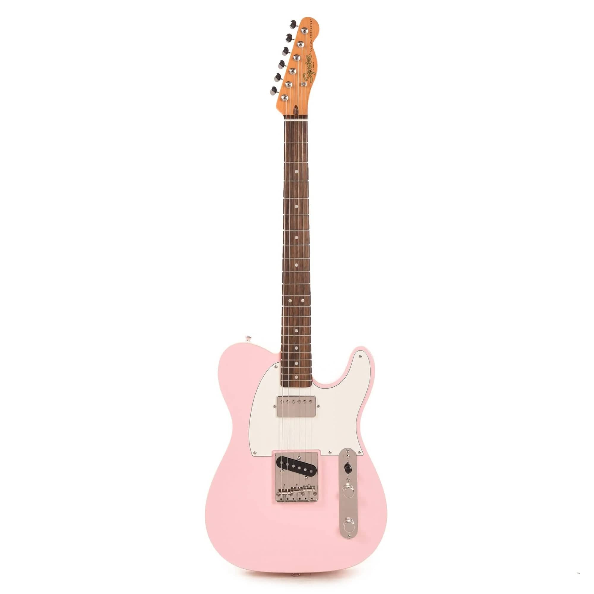 Squier Classic Vibe 60s Custom Telecaster HS Shell Pink Electric Guitars / Solid Body