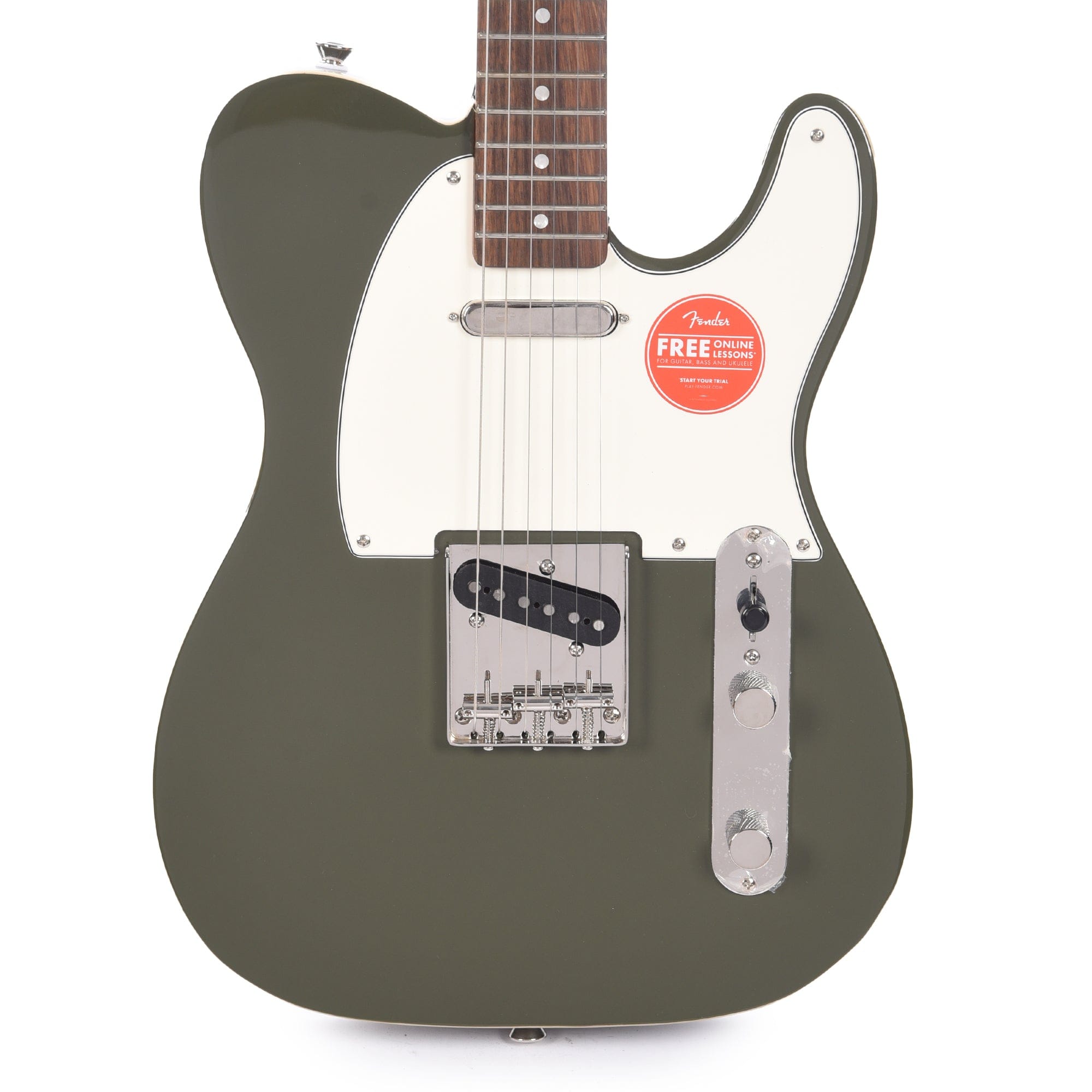 Squier Classic Vibe '60s Custom Telecaster Olive Electric Guitars / Solid Body