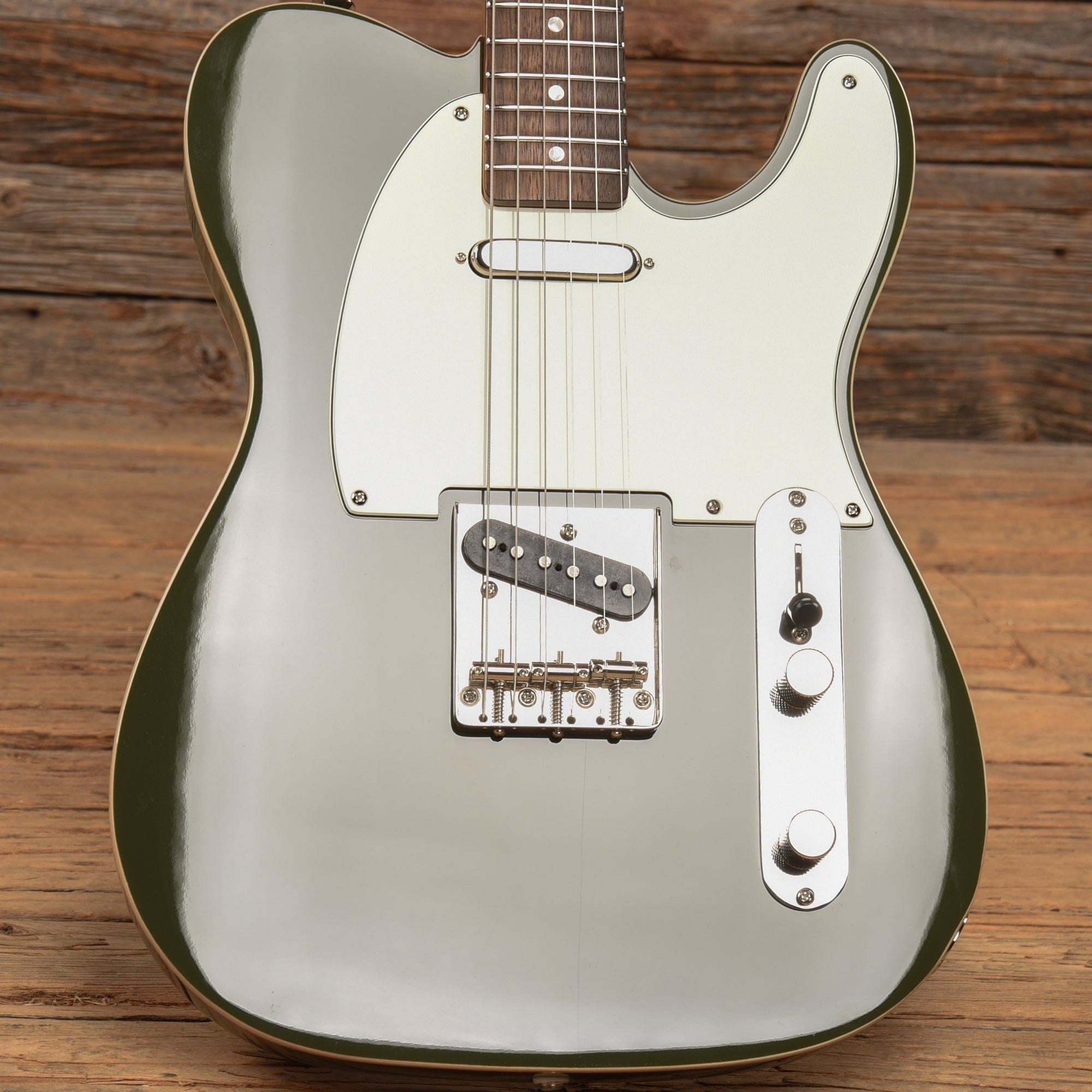 Squier Classic Vibe '60s Custom Telecaster Olive Electric Guitars / Solid Body