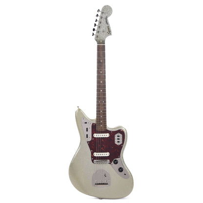 Squier Classic Vibe '60s Jaguar Silver Sparkle w/Matching Headcap Electric Guitars / Solid Body