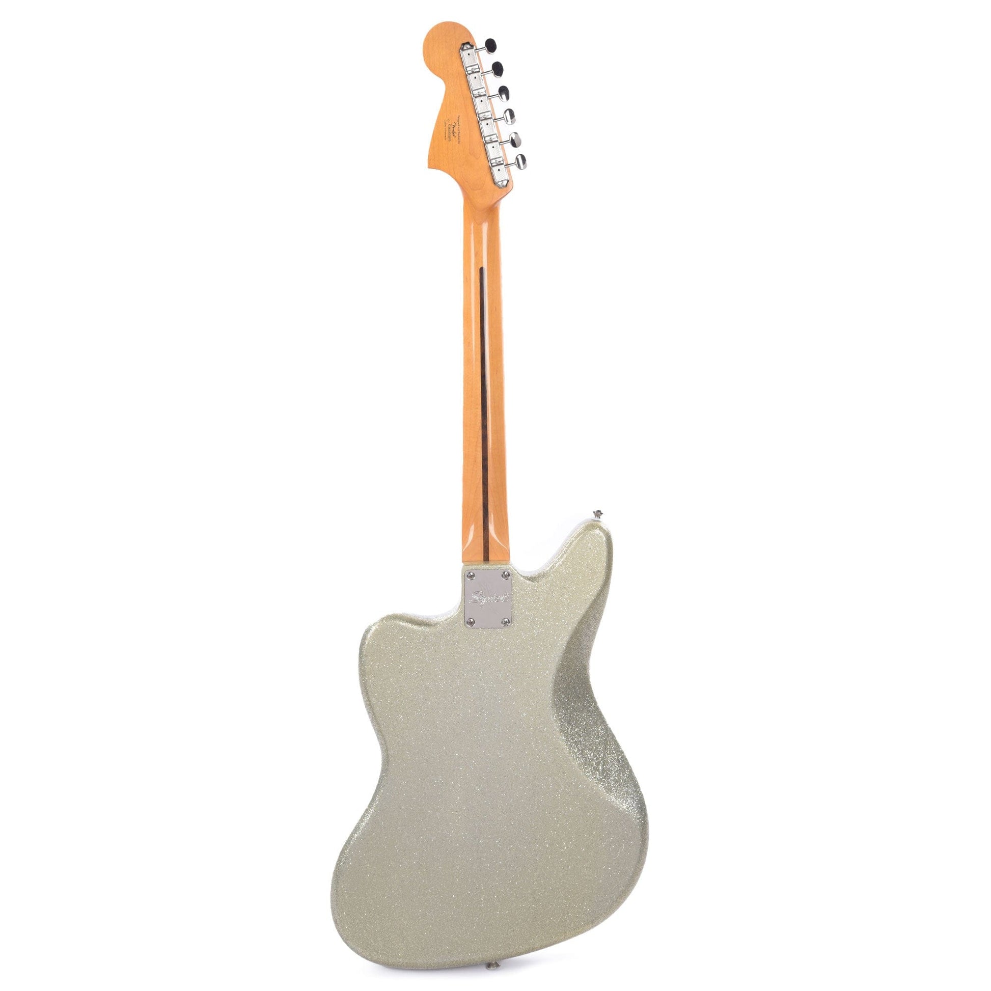 Squier Classic Vibe '60s Jaguar Silver Sparkle w/Matching Headcap Electric Guitars / Solid Body