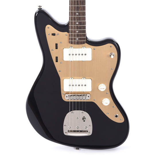 Squier Classic Vibe '60s Jazzmaster Black w/Gold Anodized Pickguard Electric Guitars / Solid Body