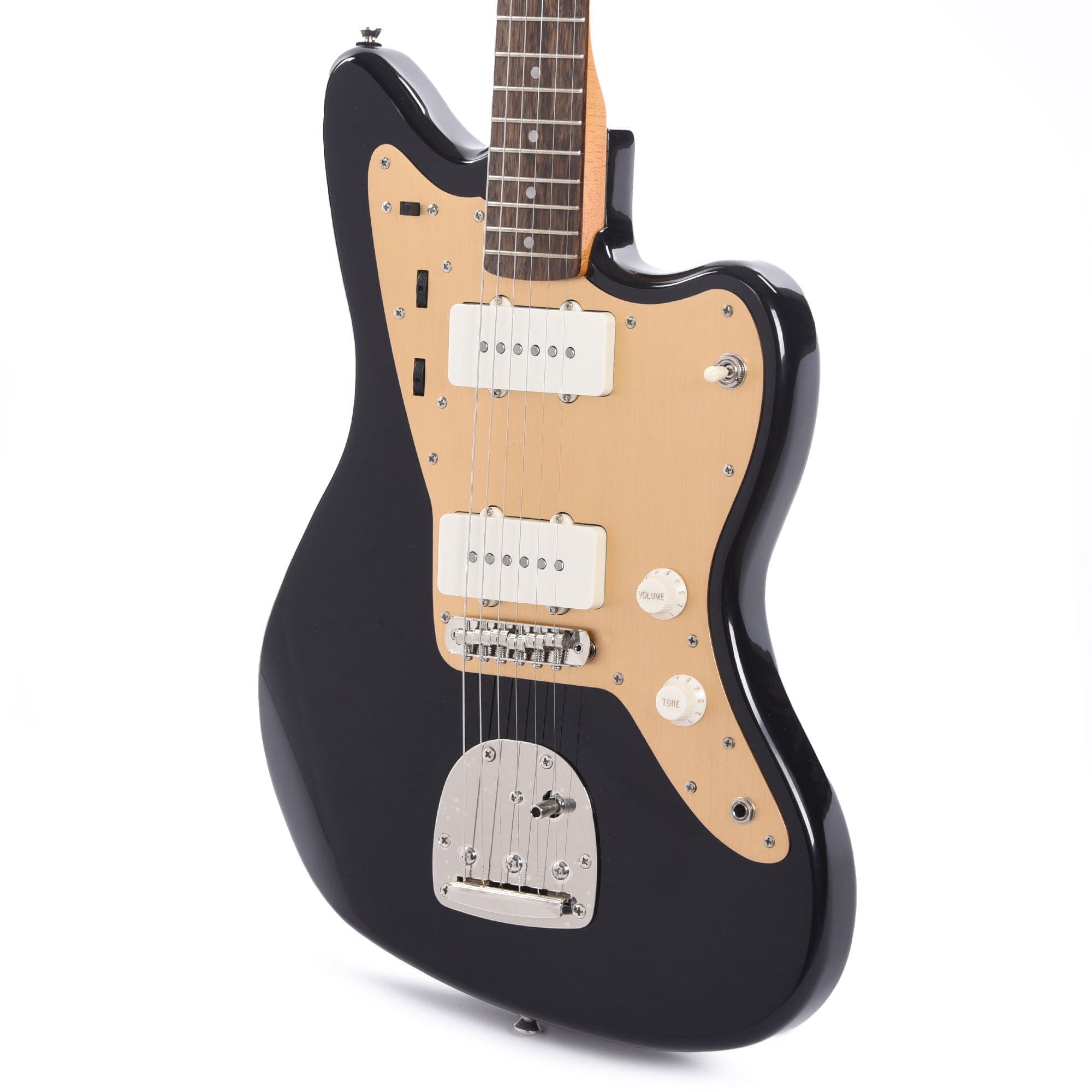 Squier Classic Vibe '60s Jazzmaster Black w/Gold Anodized Pickguard Electric Guitars / Solid Body