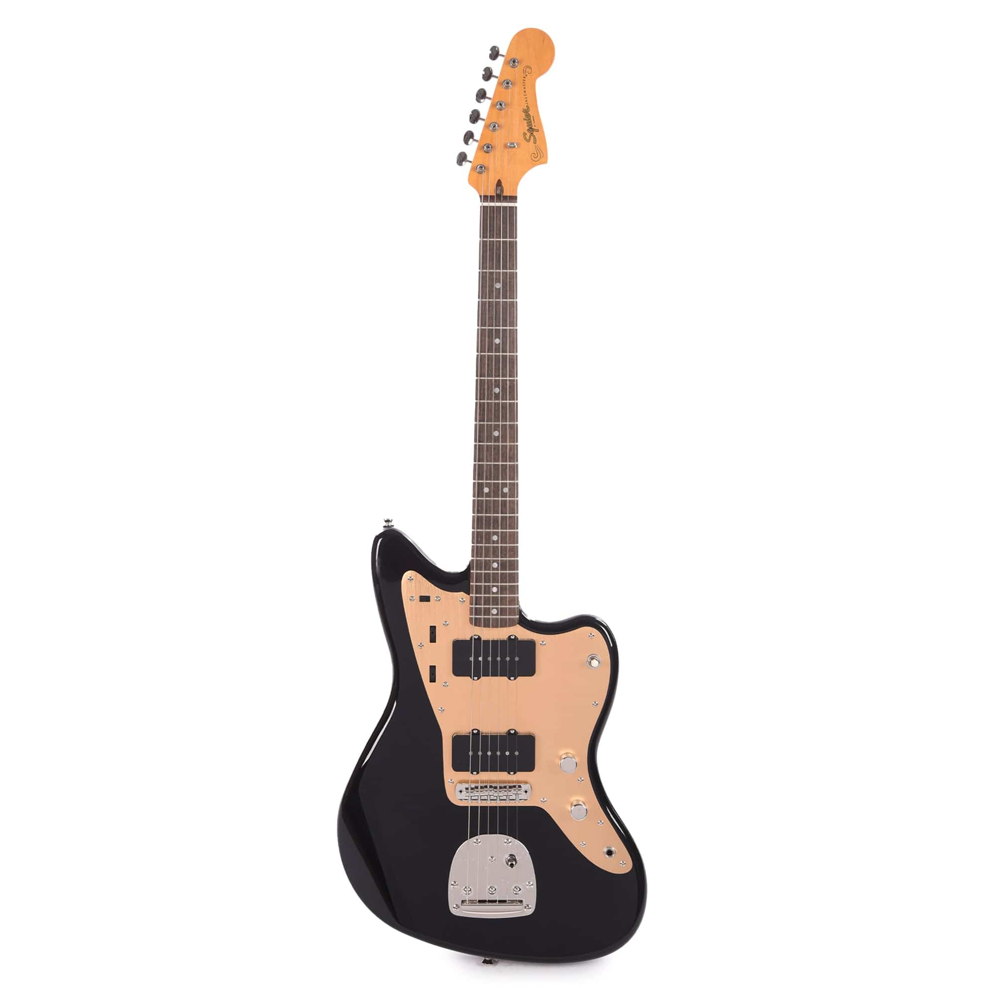 Squier Classic Vibe '60s Jazzmaster Black w/Gold Anodized Pickguard Electric Guitars / Solid Body