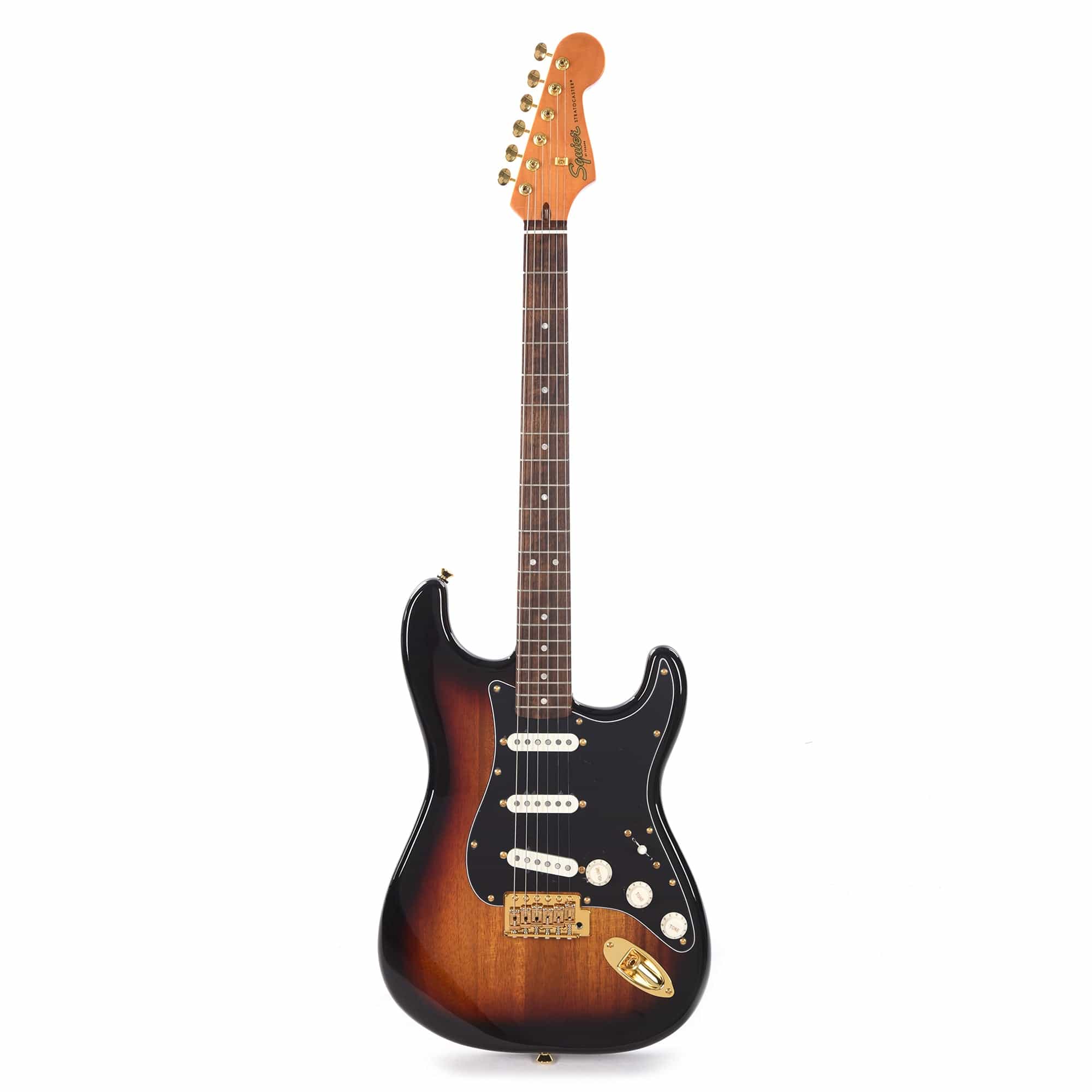 Squier Classic Vibe '60s Stratocaster 3-Color Sunburst w/Gold Hardware & Black Pickguard Electric Guitars / Solid Body