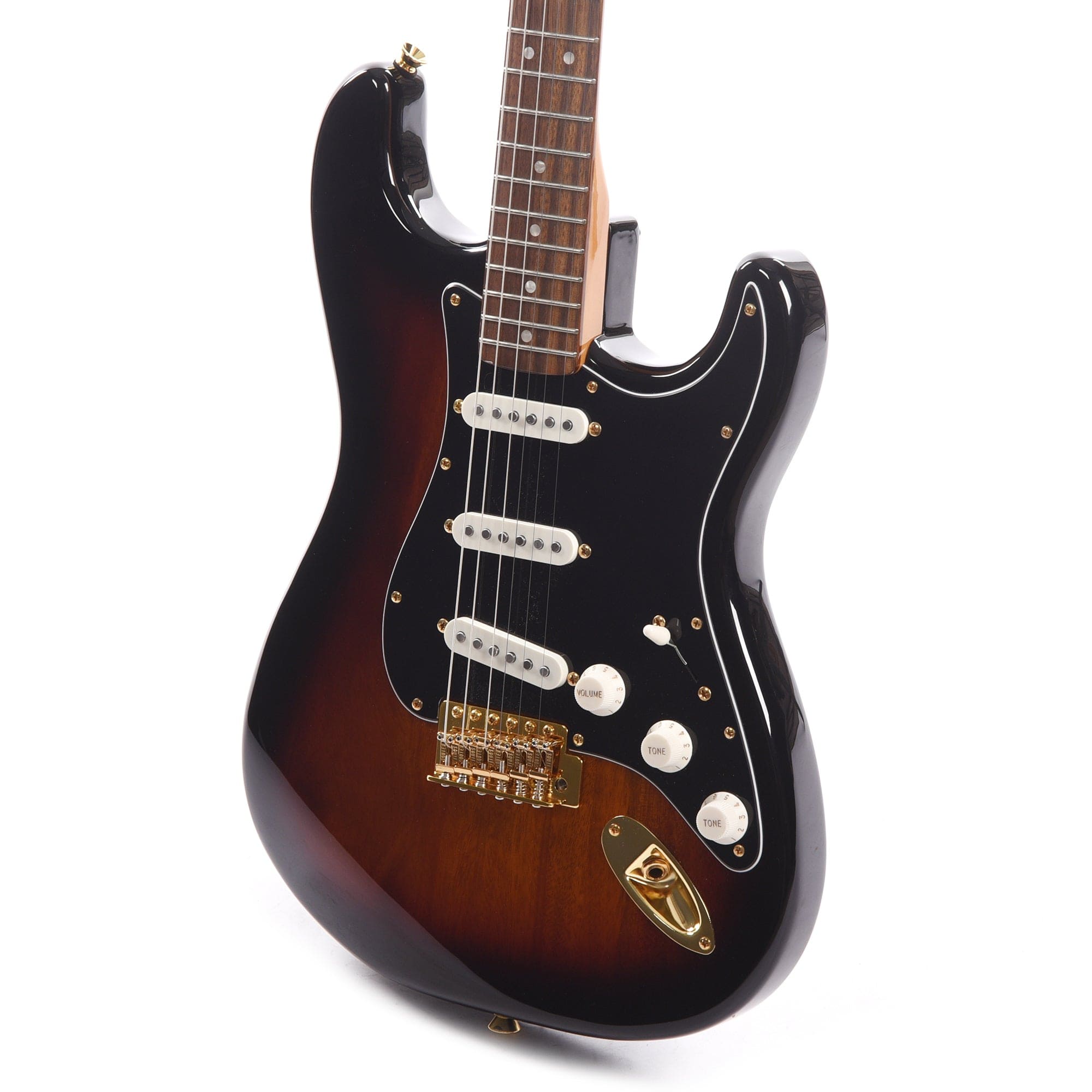 Squier Classic Vibe '60s Stratocaster 3-Color Sunburst w/Gold Hardware & Black Pickguard Electric Guitars / Solid Body