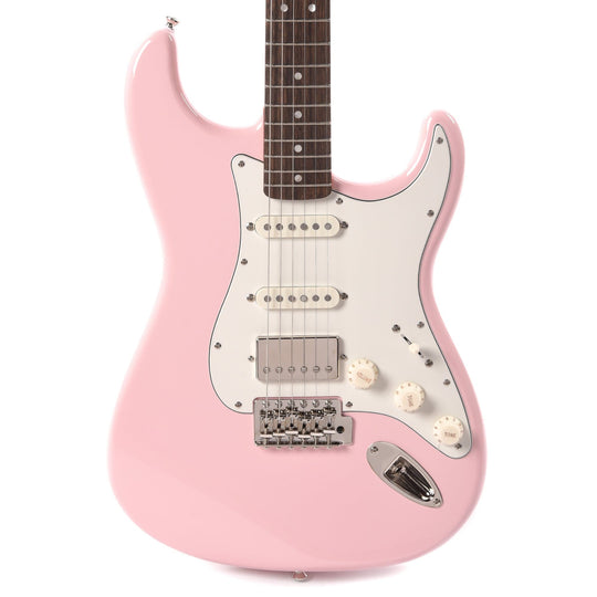 Squier Classic Vibe 60s Stratocaster HSS Shell Pink 3-Ply Parchment Electric Guitars / Solid Body