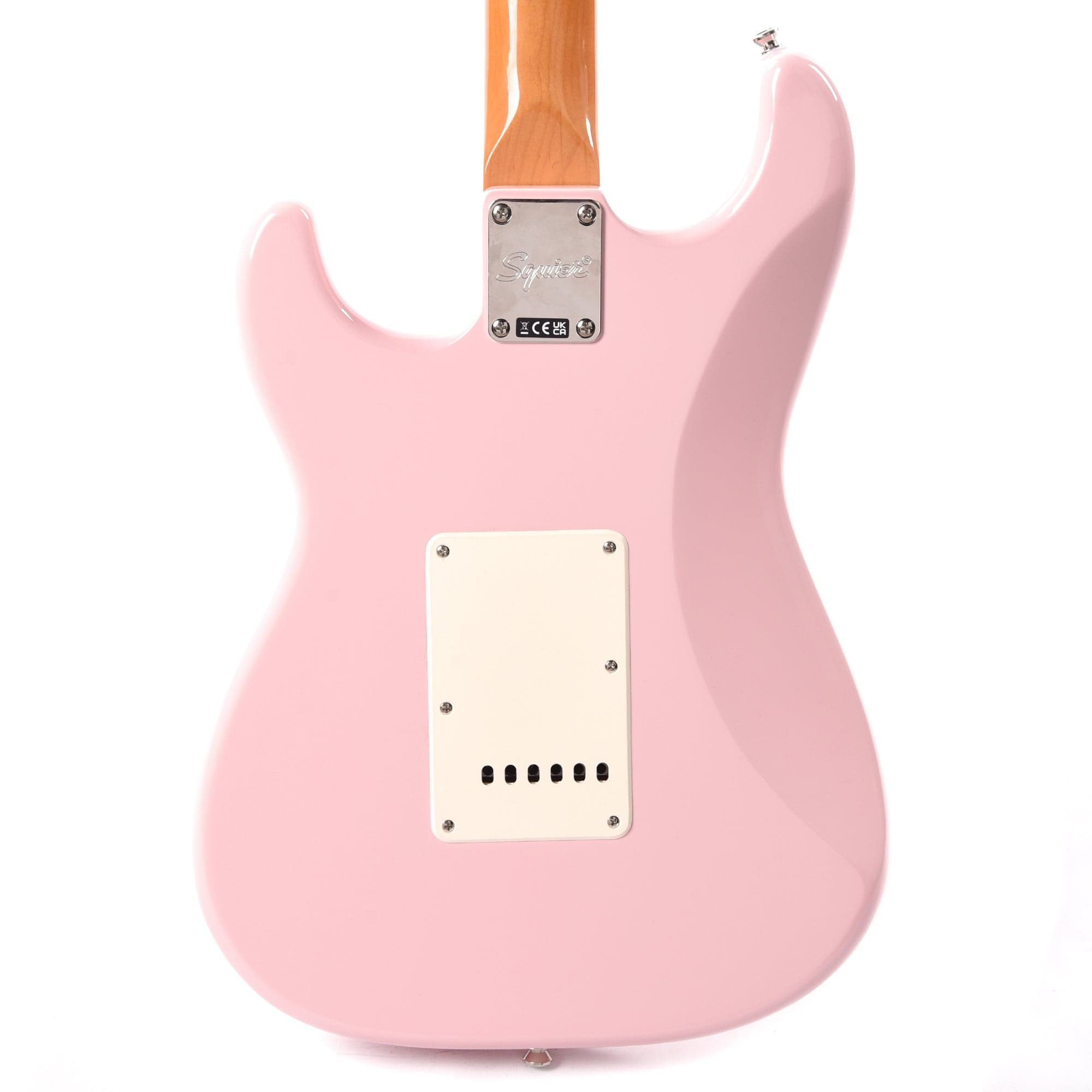 Squier Classic Vibe 60s Stratocaster HSS Shell Pink 3-Ply Parchment Electric Guitars / Solid Body