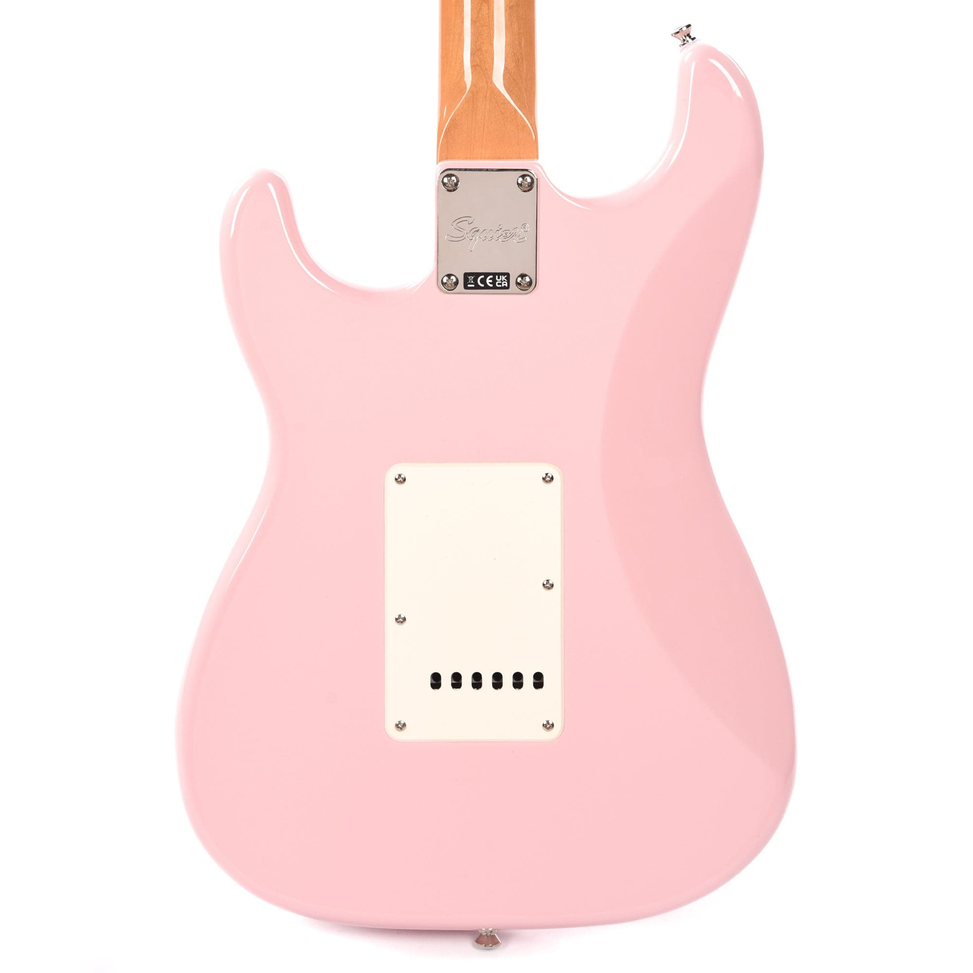 Squier Classic Vibe 60s Stratocaster HSS Shell Pink 3-Ply Parchment Electric Guitars / Solid Body