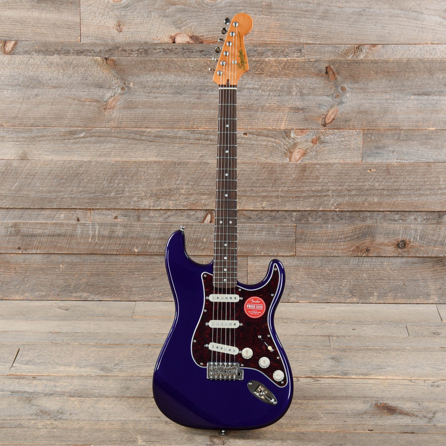 Squier Classic Vibe '60s Stratocaster Purple Metallic w/4-Ply Tortoise Pickguard Electric Guitars / Solid Body