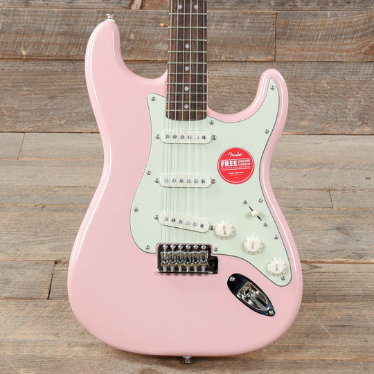 Squier Classic Vibe '60s Stratocaster Shell Pink w/Mint Pickguard Electric Guitars / Solid Body