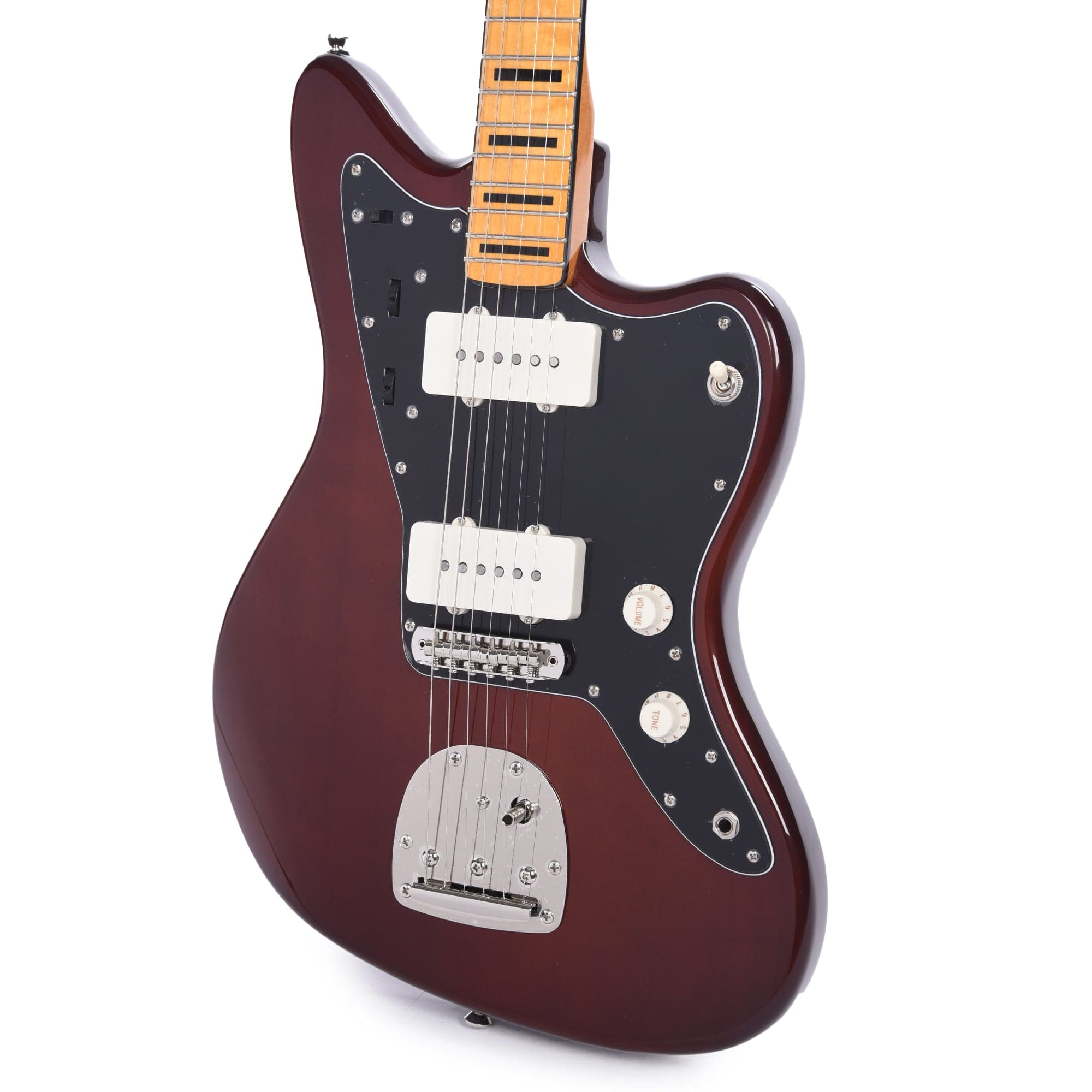 Squier Classic Vibe '70s Jazzmaster Maple Neck Walnut w/Black Blocks/Binding Electric Guitars / Solid Body