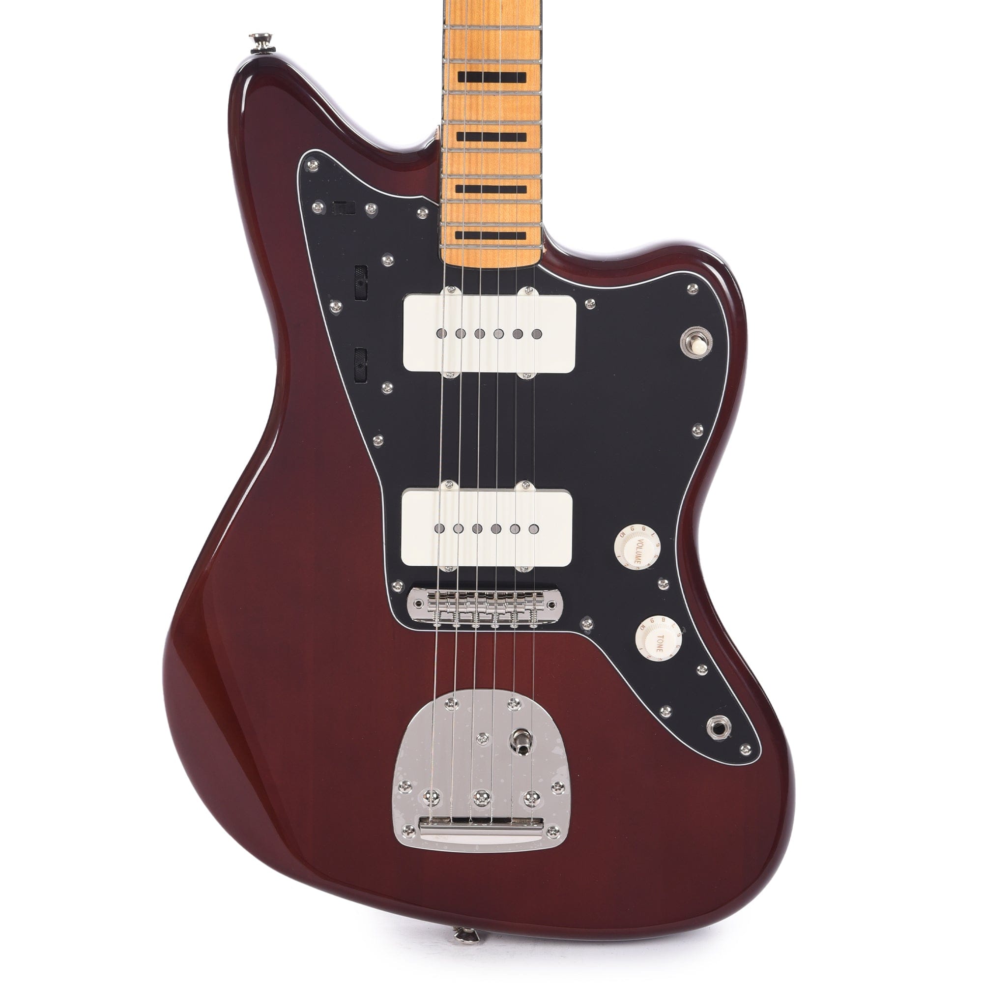 Squier Classic Vibe '70s Jazzmaster Maple Neck Walnut w/Black Blocks/Binding Electric Guitars / Solid Body