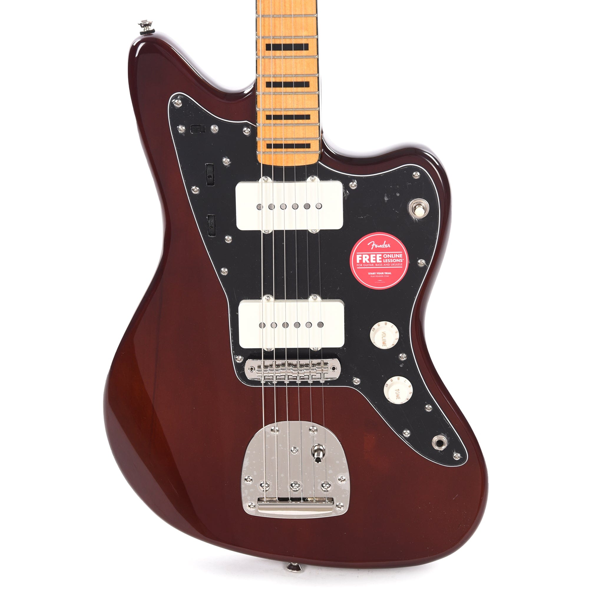 Squier Classic Vibe '70s Jazzmaster Maple Neck Walnut w/Black Blocks/Binding Electric Guitars / Solid Body