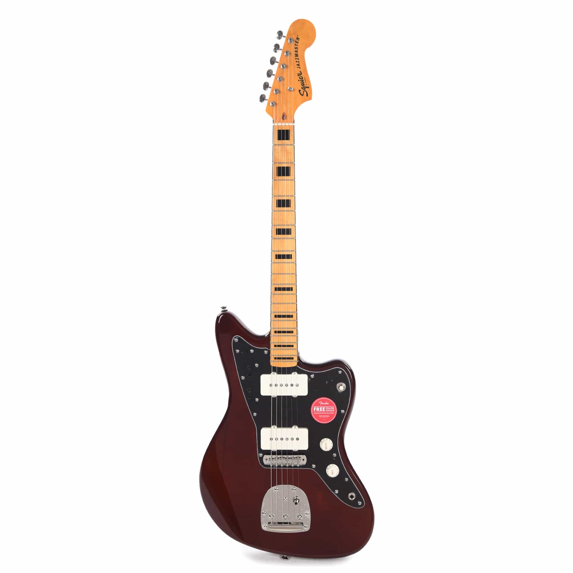 Squier Classic Vibe '70s Jazzmaster Maple Neck Walnut w/Black Blocks/Binding Electric Guitars / Solid Body