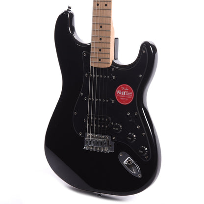 Squier Sonic Stratocaster HSS Black Electric Guitars / Solid Body