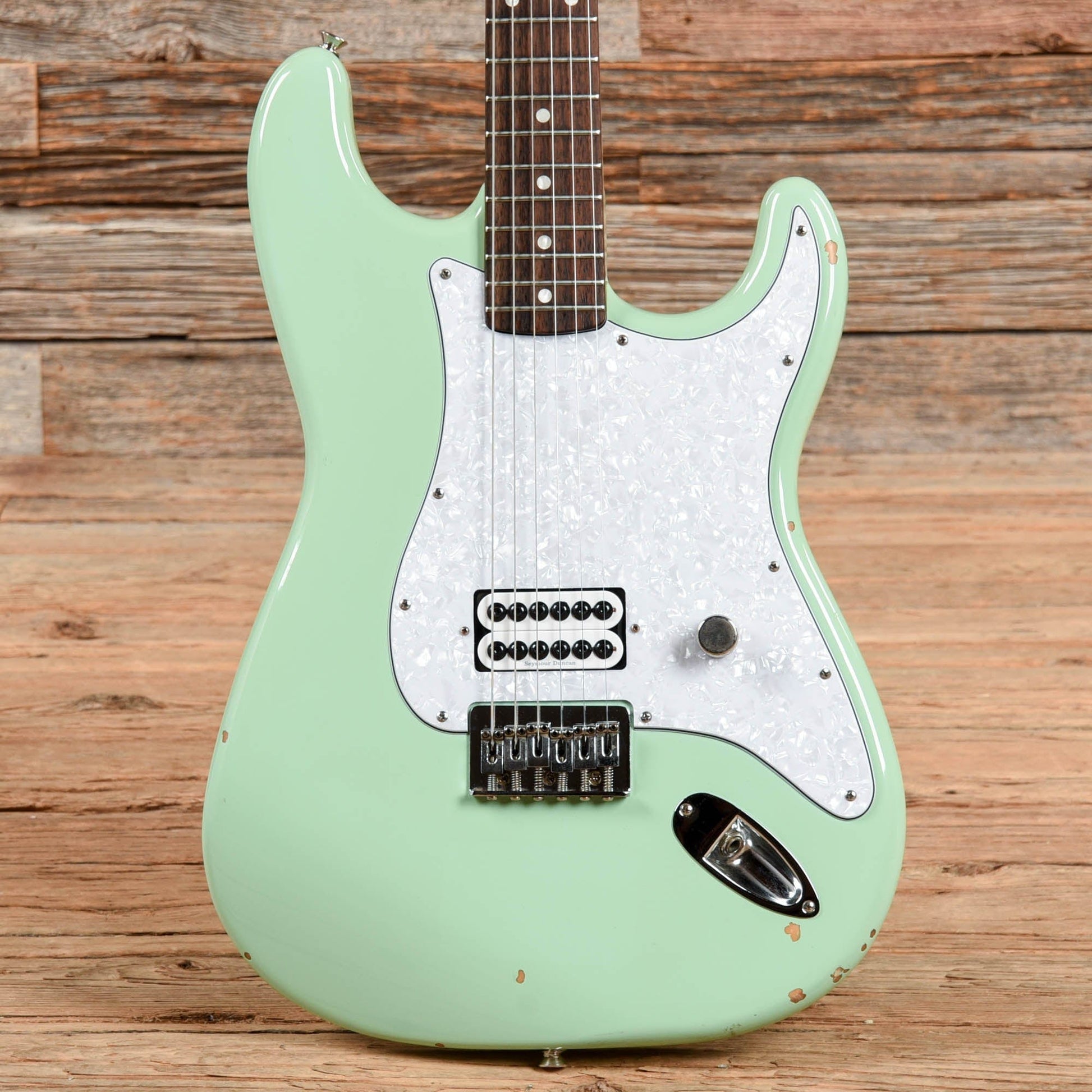 Squier Tom DeLonge Stratocaster Surf Green 2002 Electric Guitars / Solid Body