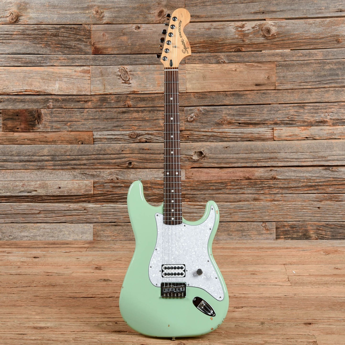 Squier Tom DeLonge Stratocaster Surf Green 2002 Electric Guitars / Solid Body