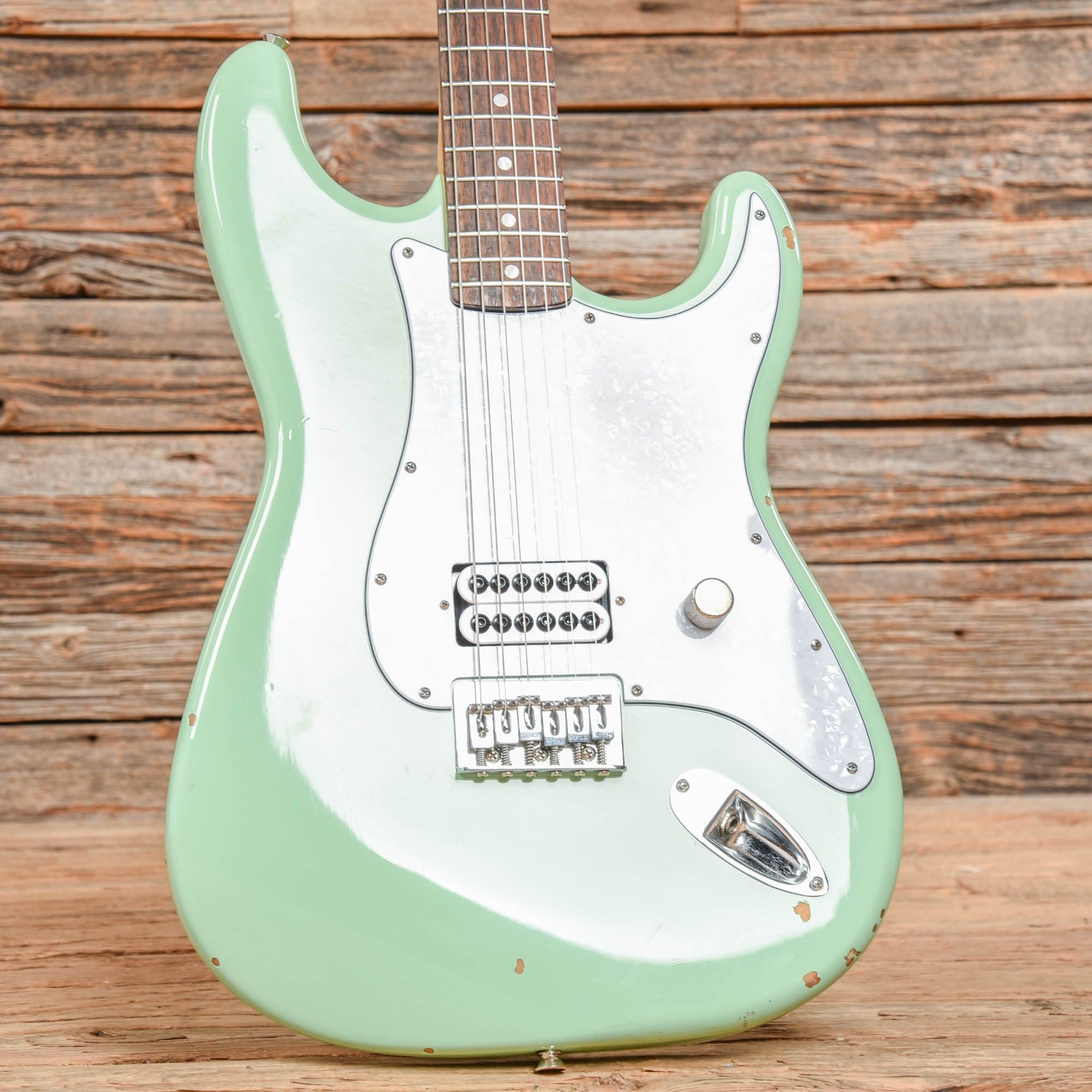 Squier Tom DeLonge Stratocaster Surf Green 2002 Electric Guitars / Solid Body