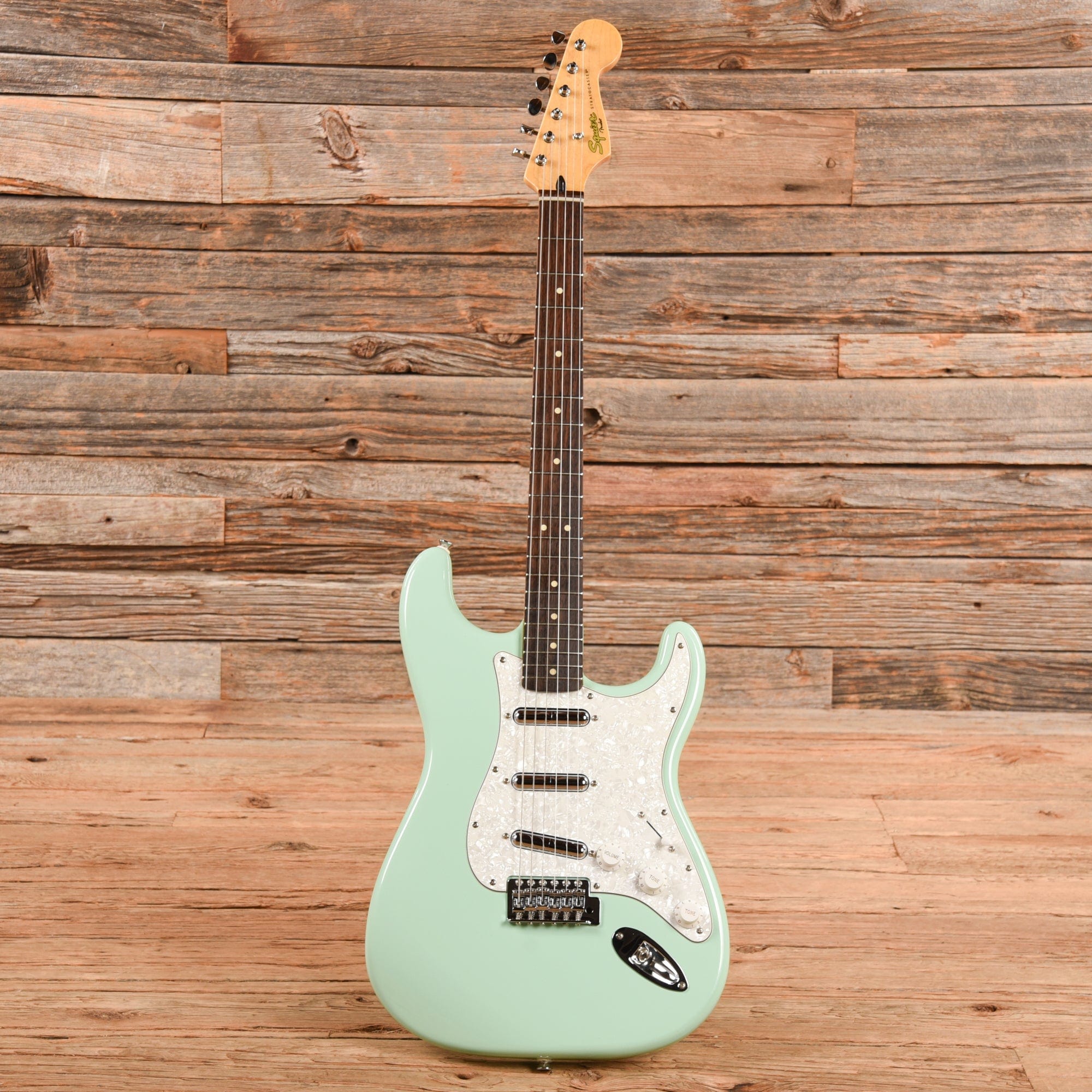 Squier Vintage Modified Surf Stratocaster Surf Green 2013 Electric Guitars / Solid Body