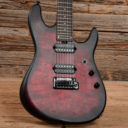 Sterling by Music Man Jason Richardson Signature 7-String Cutlass Dark Scarlet Burst Electric Guitars / Solid Body