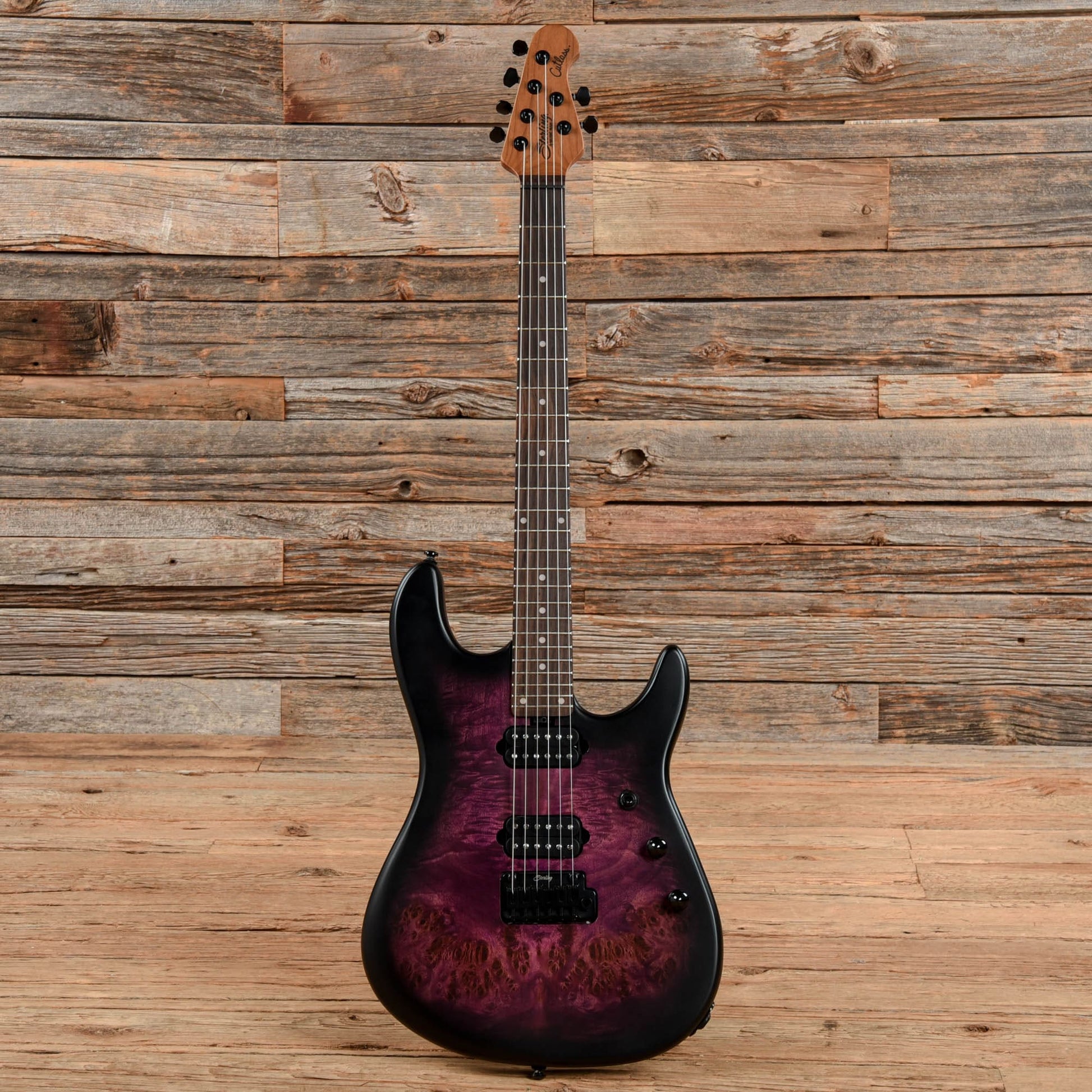 Sterling by Music Man Jason RIchardson Signature Cutlass Dark Scarlet Burst Electric Guitars / Solid Body