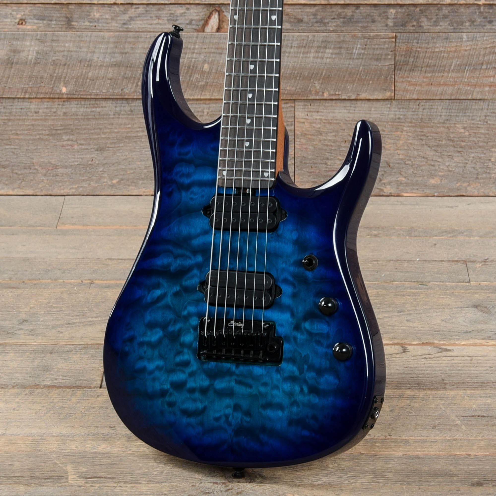 Sterling by Music Man JP157D John Petrucci 7-String Quilted Maple 